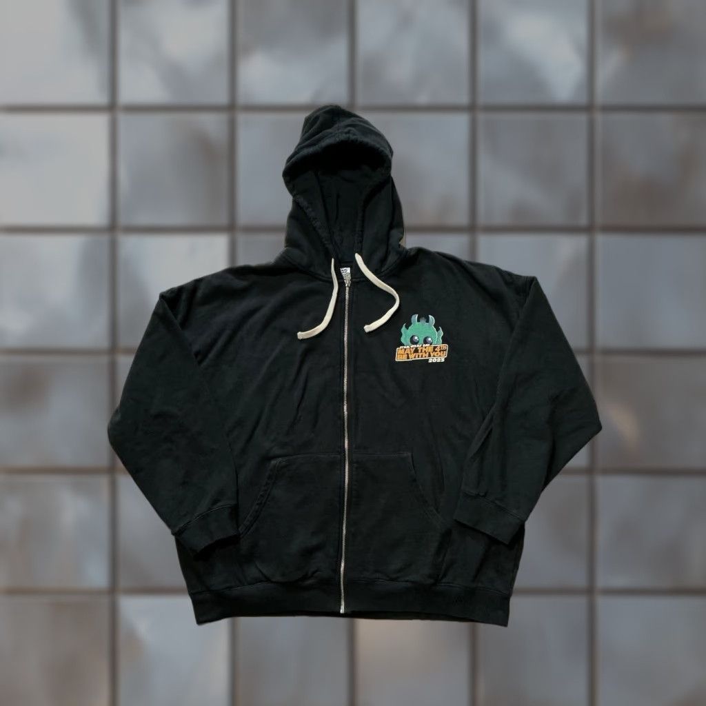Star Wars VINTAGE Star Wars Cantina Full Zip Hoodie XL Black Men Size US XL / EU 56 / 4 - 1 Thumbnail