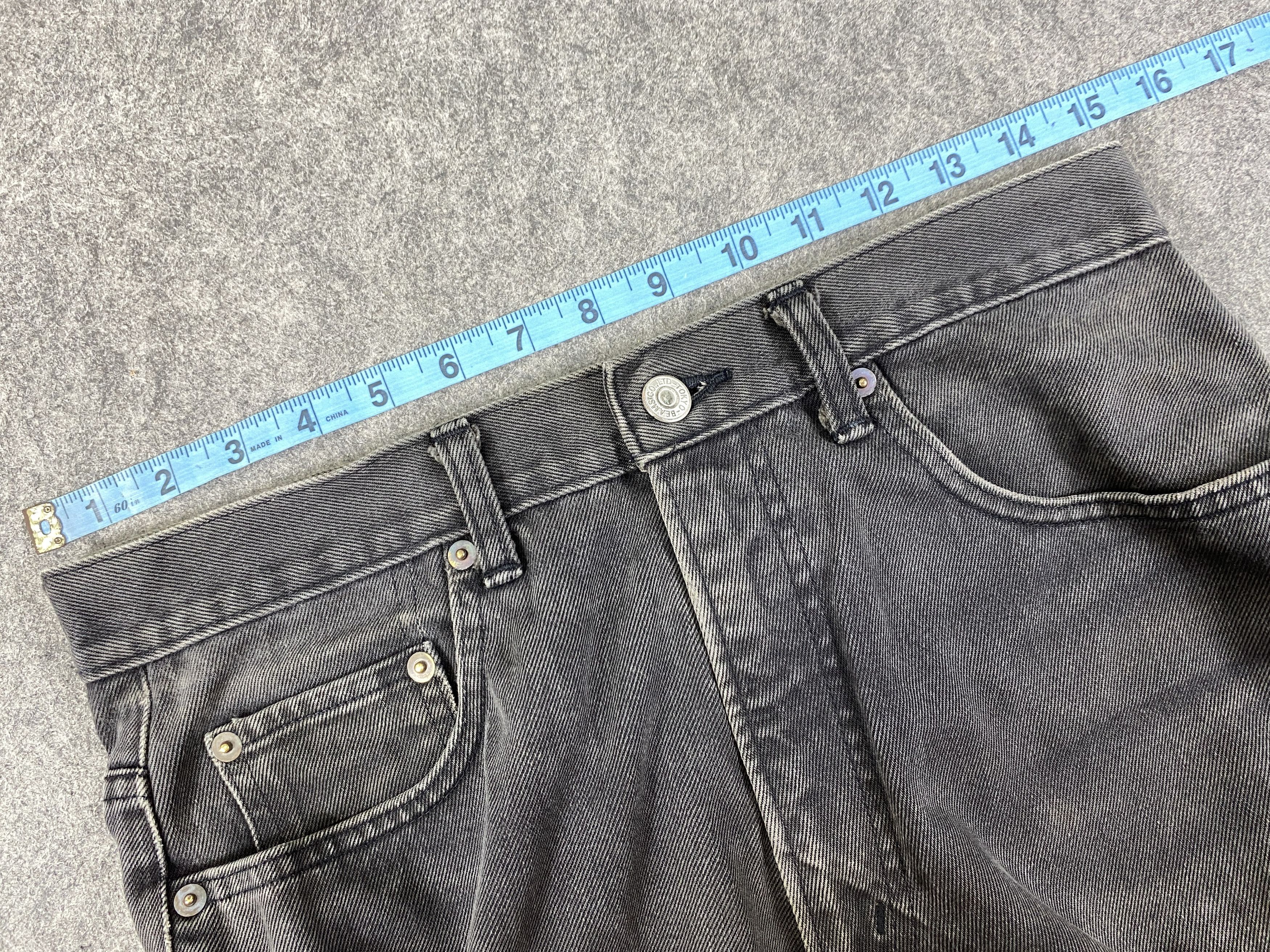 Japanese Brand Faded Black Vintage Beams 211 Jeans 30x30.5 - JN3280 Size US 30 / EU 46 - 11 Thumbnail