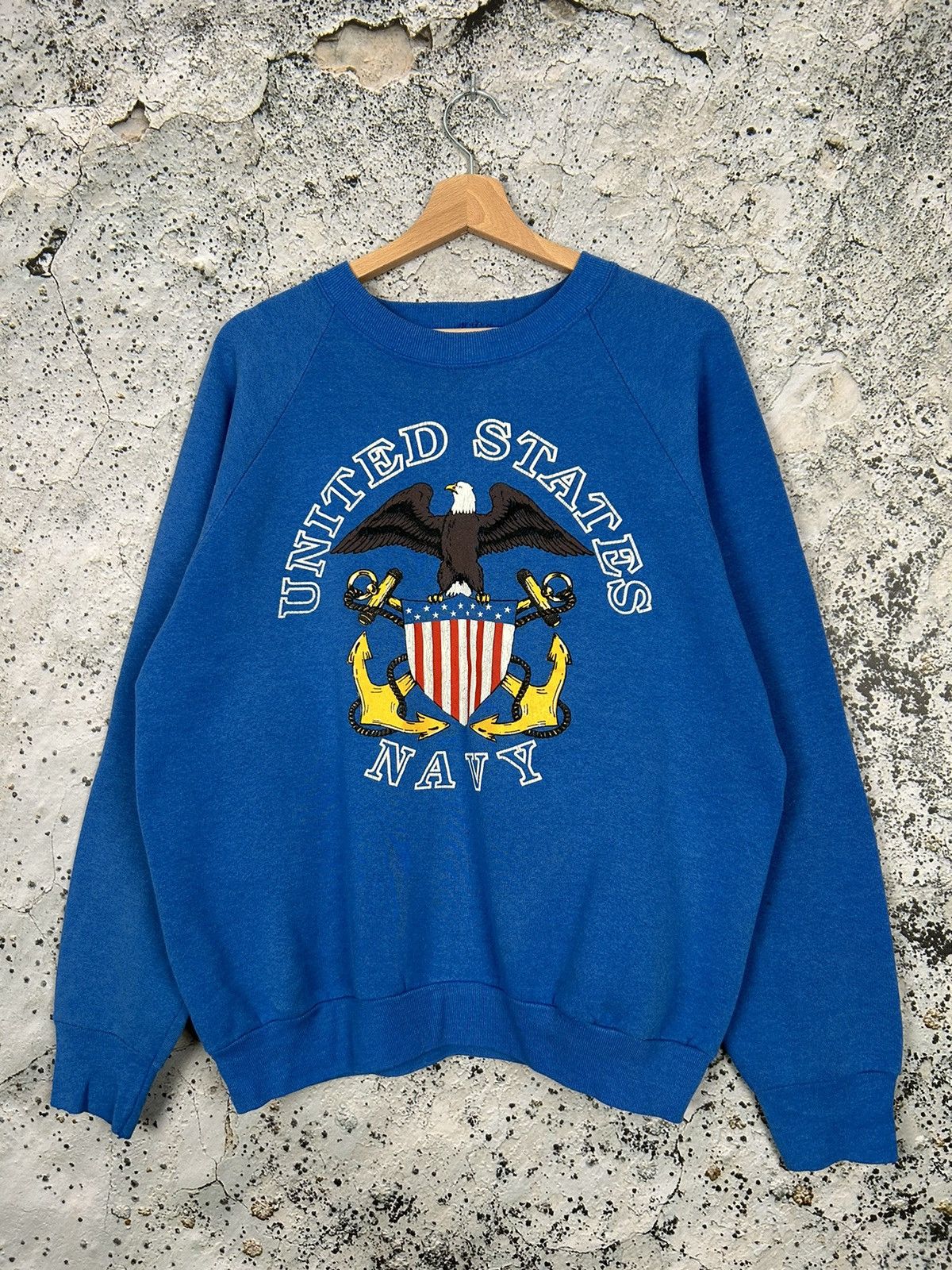 Vintage Vintage United States Navy Military Crewneck 80s 90s Hype Size US M / EU 48-50 / 2 - 1 Thumbnail