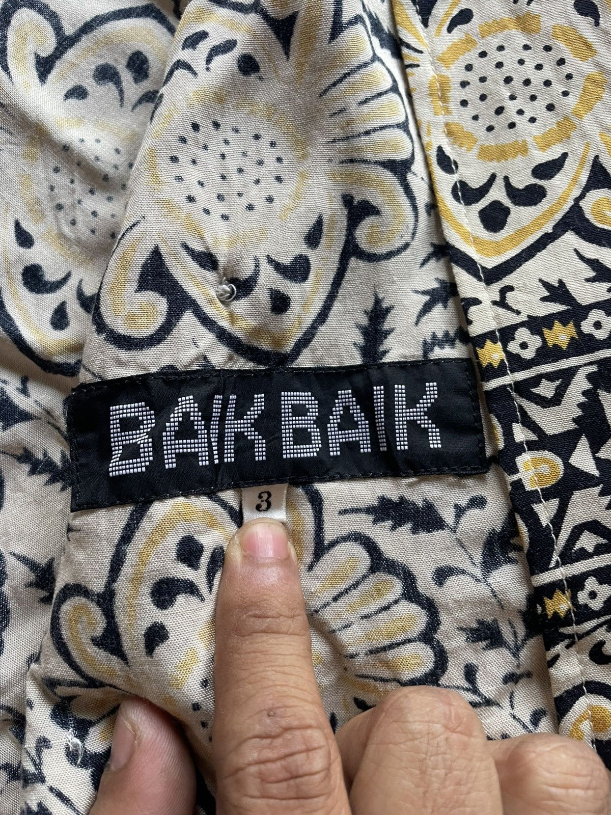 Japanese Brand Vintage BaikBaik Japanese Brand Floral Utility Rayon Jacket Size US L / EU 52-54 / 3 - 10 Thumbnail