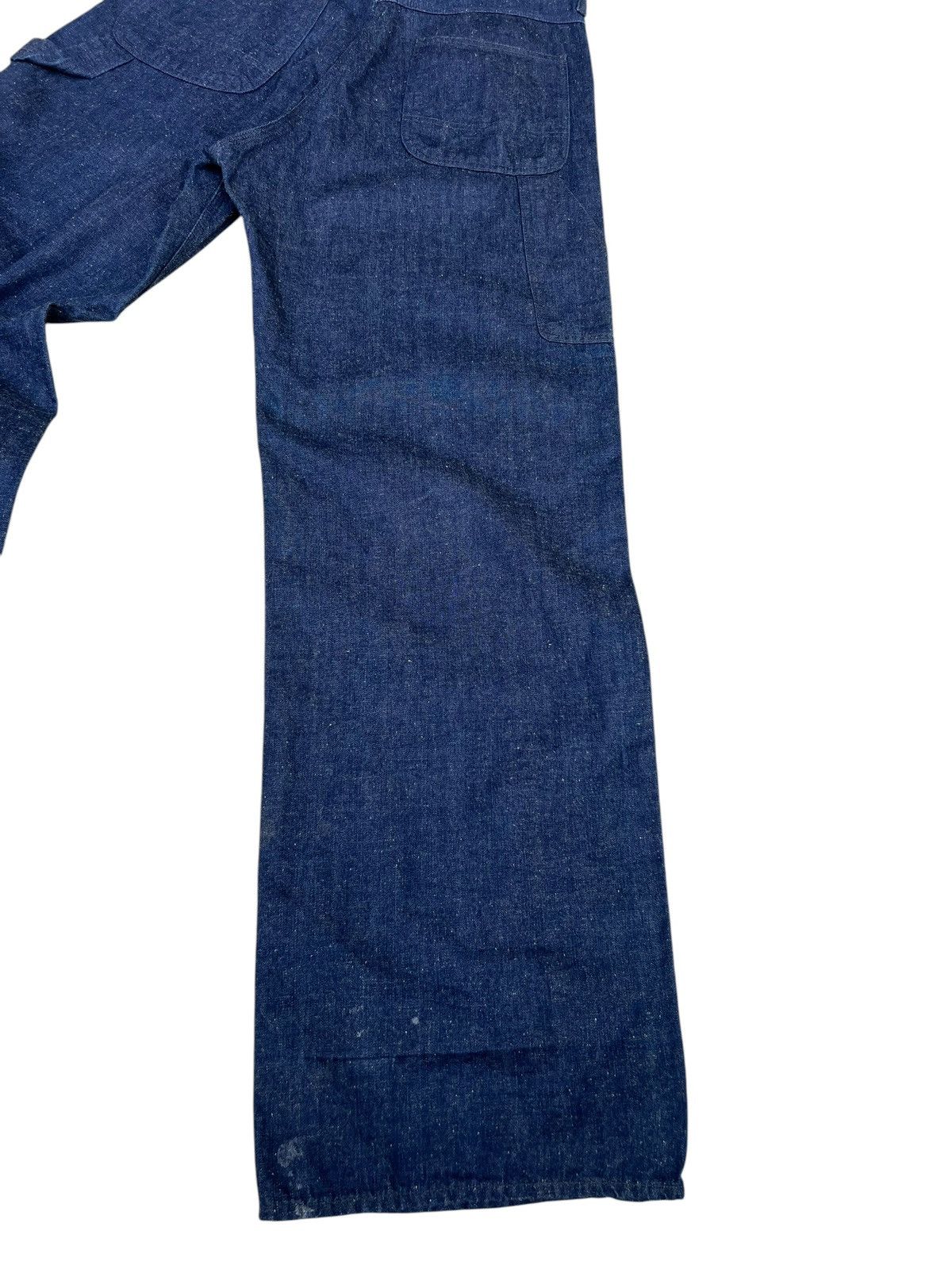 Freewheelers APACHE Japan Indigo Blue Denim Loose Military Work Jeans Size US 29 - 19 Thumbnail