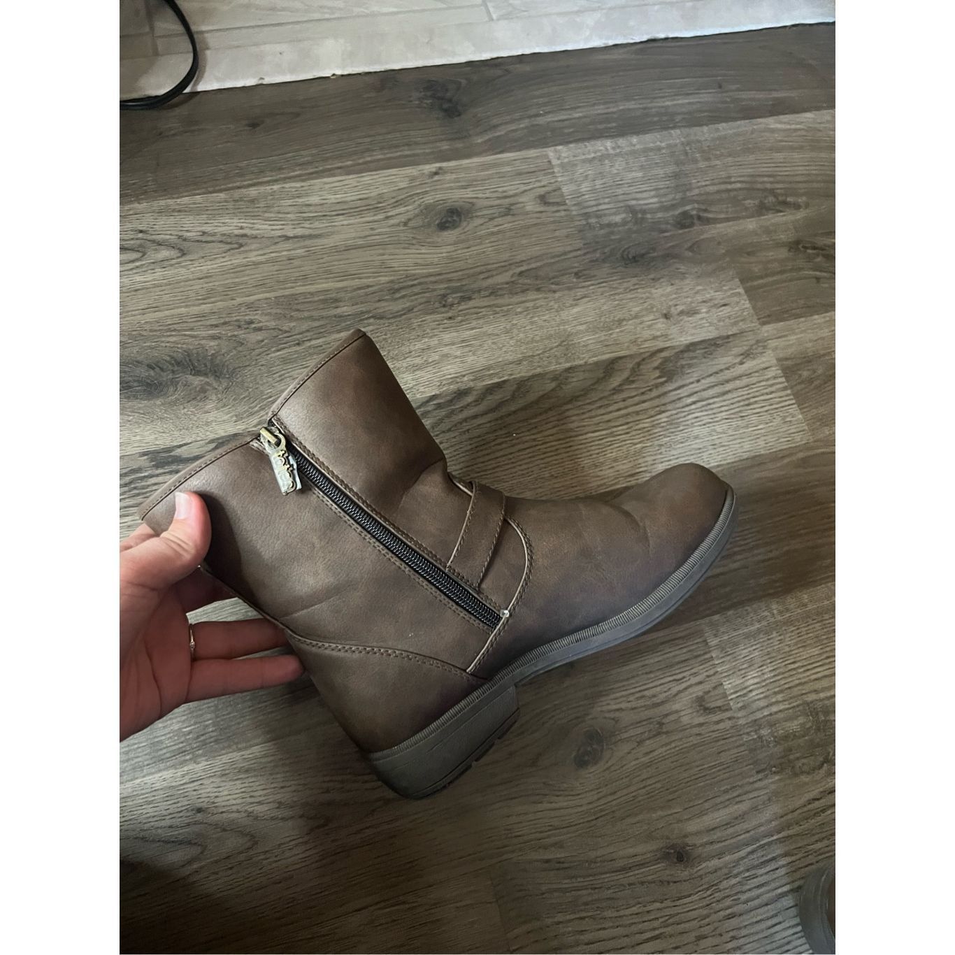 Other Totes Brown Woman’s Boots With Side Zipper Woman’s Size 9 Size US 9 / IT 39 - 7 Thumbnail