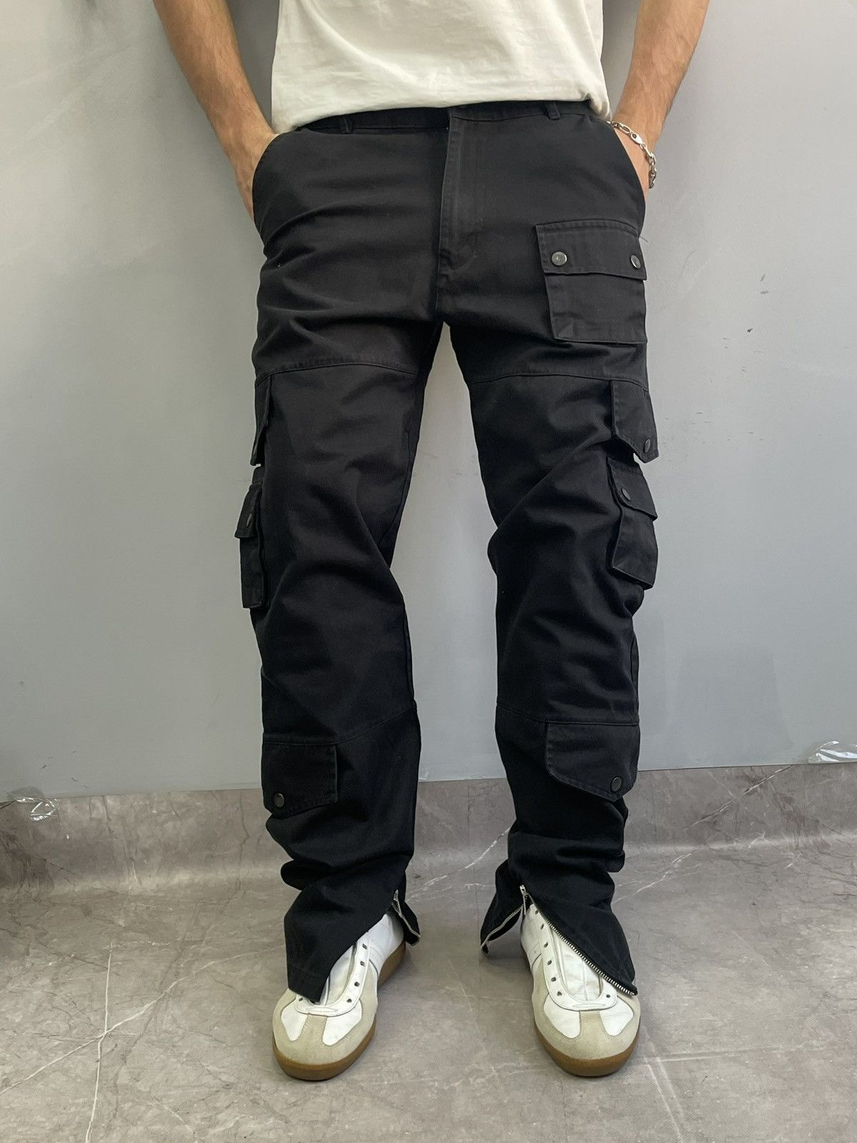 Junya Watanabe Flared multipocket cargo pants y2k japanese style 90s Size US 34 / EU 50 - 1 Thumbnail