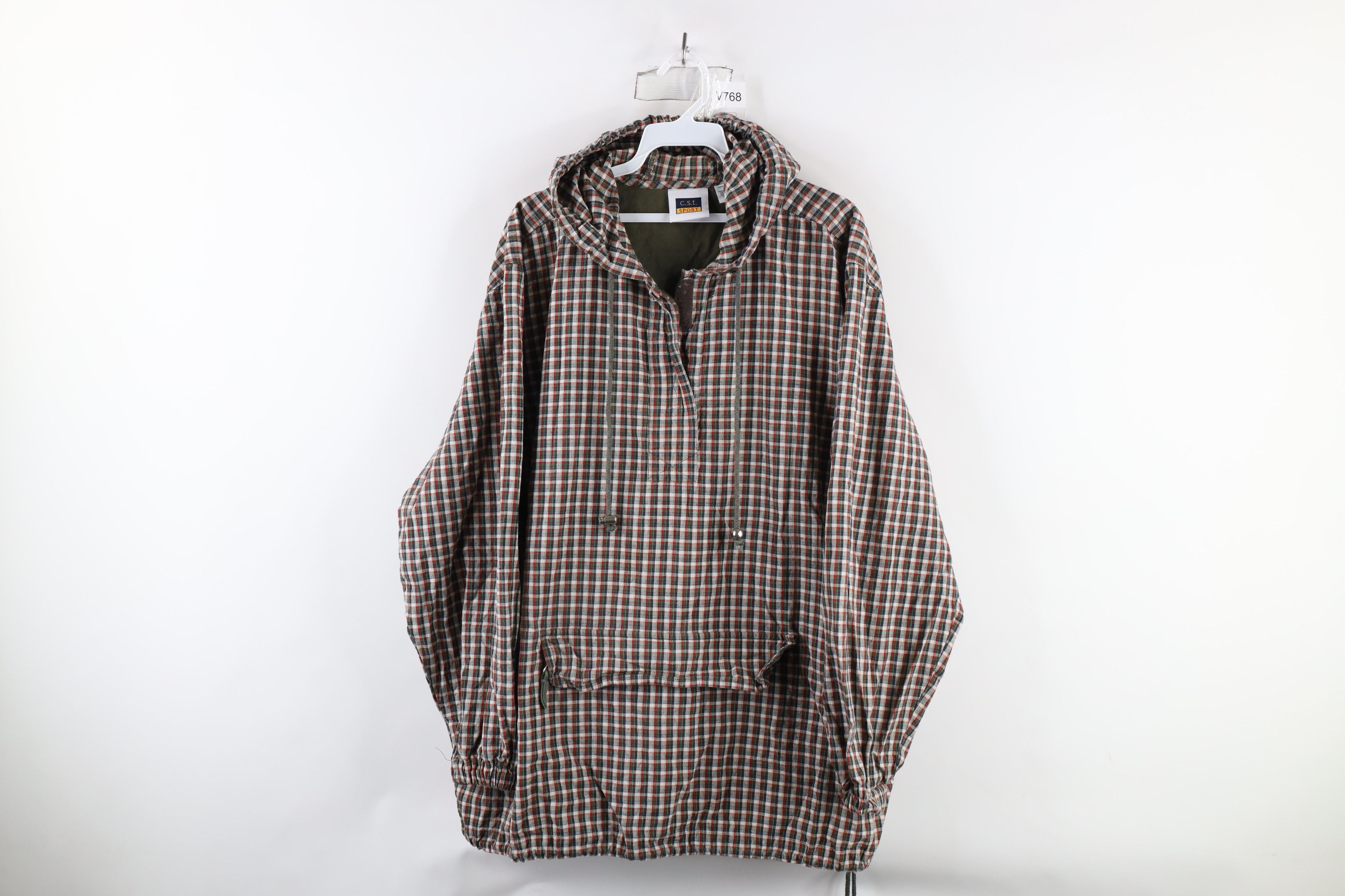 Vintage Vintage 90s Streetwear Fit Pullover Hooded Anorak Jacket Size XXL / US 16-18 / IT 52-54 - 1 Thumbnail