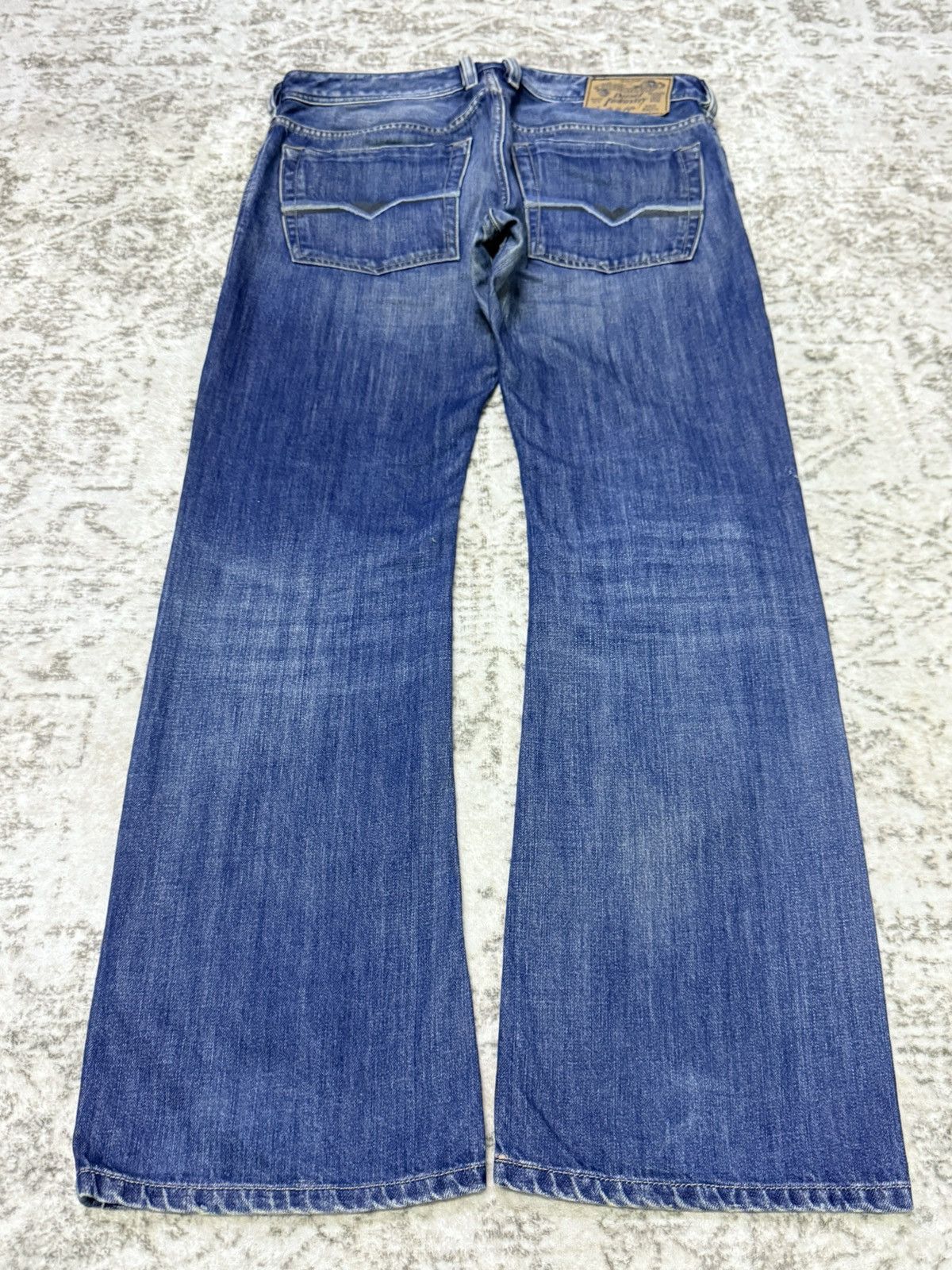 Diesel Vintage Diesel Zatiny Fade Wash Flared Jeans Size US 32 / EU 48 - 2 Thumbnail