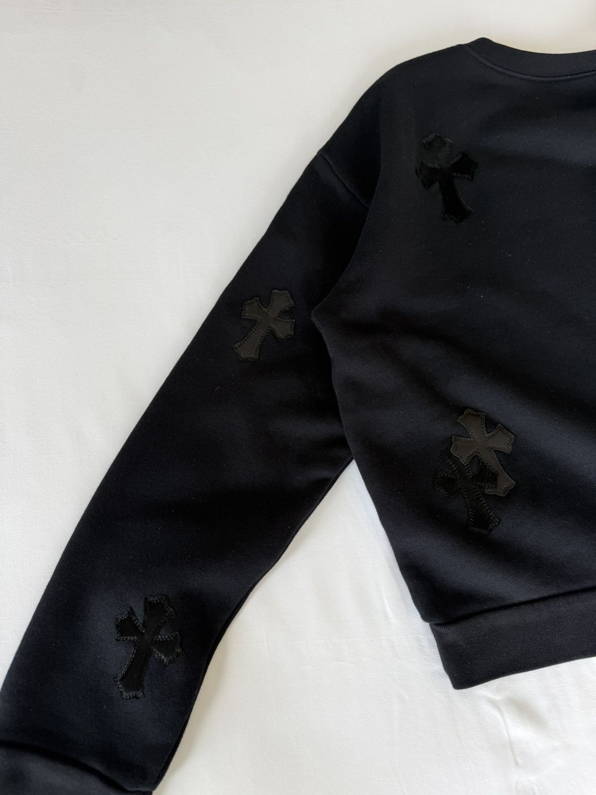 Chrome Hearts Chrome Hearts Patch Crewneck Size US L / EU 52-54 / 3 - 8 Thumbnail