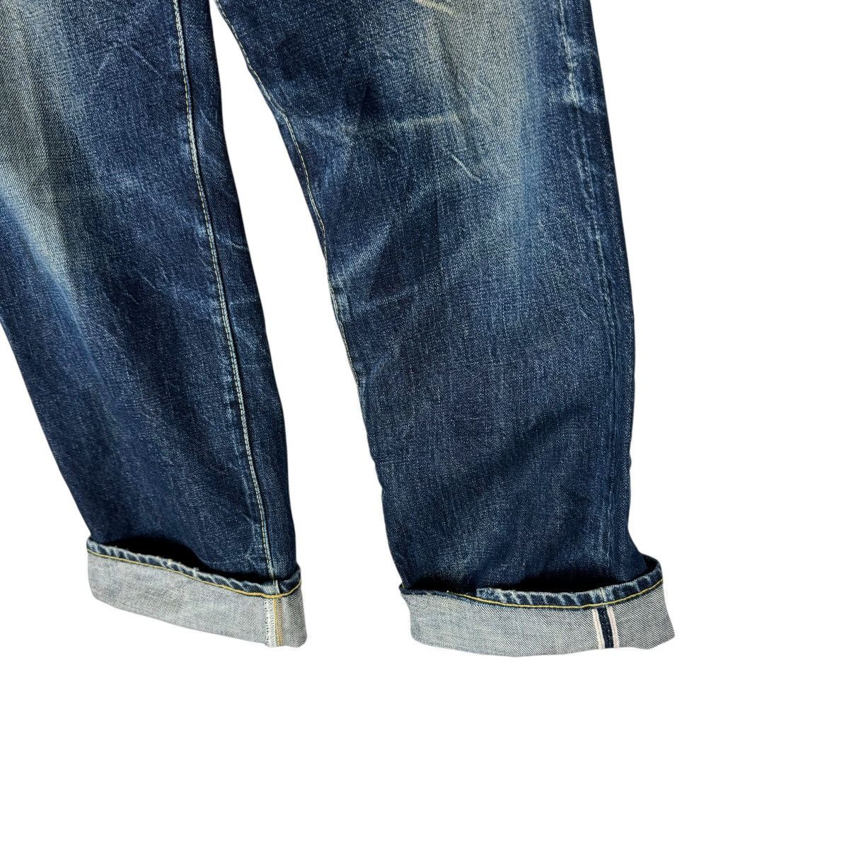 Indigo ⚡️MABO 14oZ PURE INDIGO DENIM JEANS PANTS Size US 30 / EU 46 - 5 Thumbnail