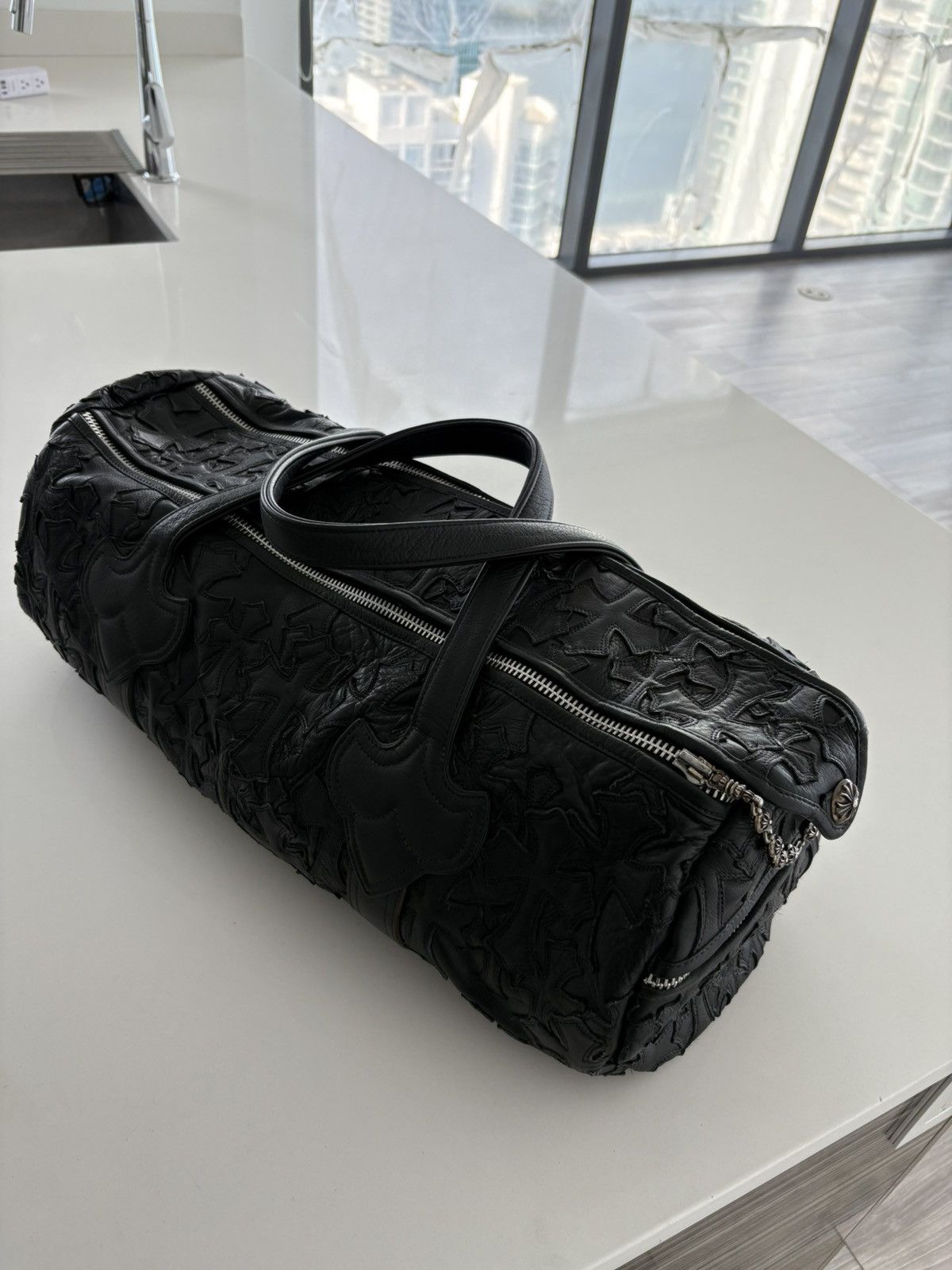 Chrome Hearts CHROME HEARTS BLACK CROSS DUFFLE Size ONE SIZE - 5 Thumbnail