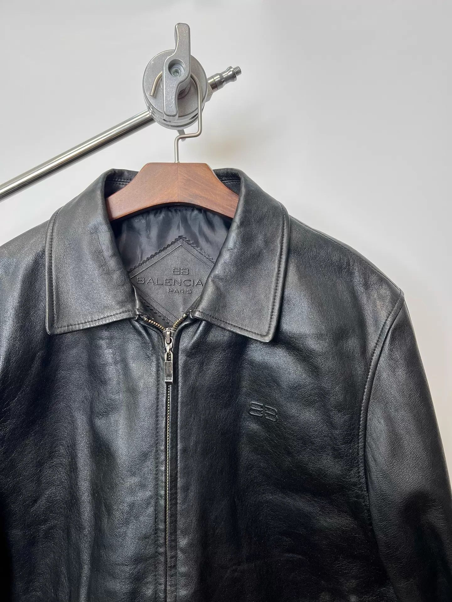 Balenciaga Balenciaga Vintage Lambskin Biker Jacket Orange S5 Size XXL / US 16-18 / IT 52-54 - 3 Thumbnail