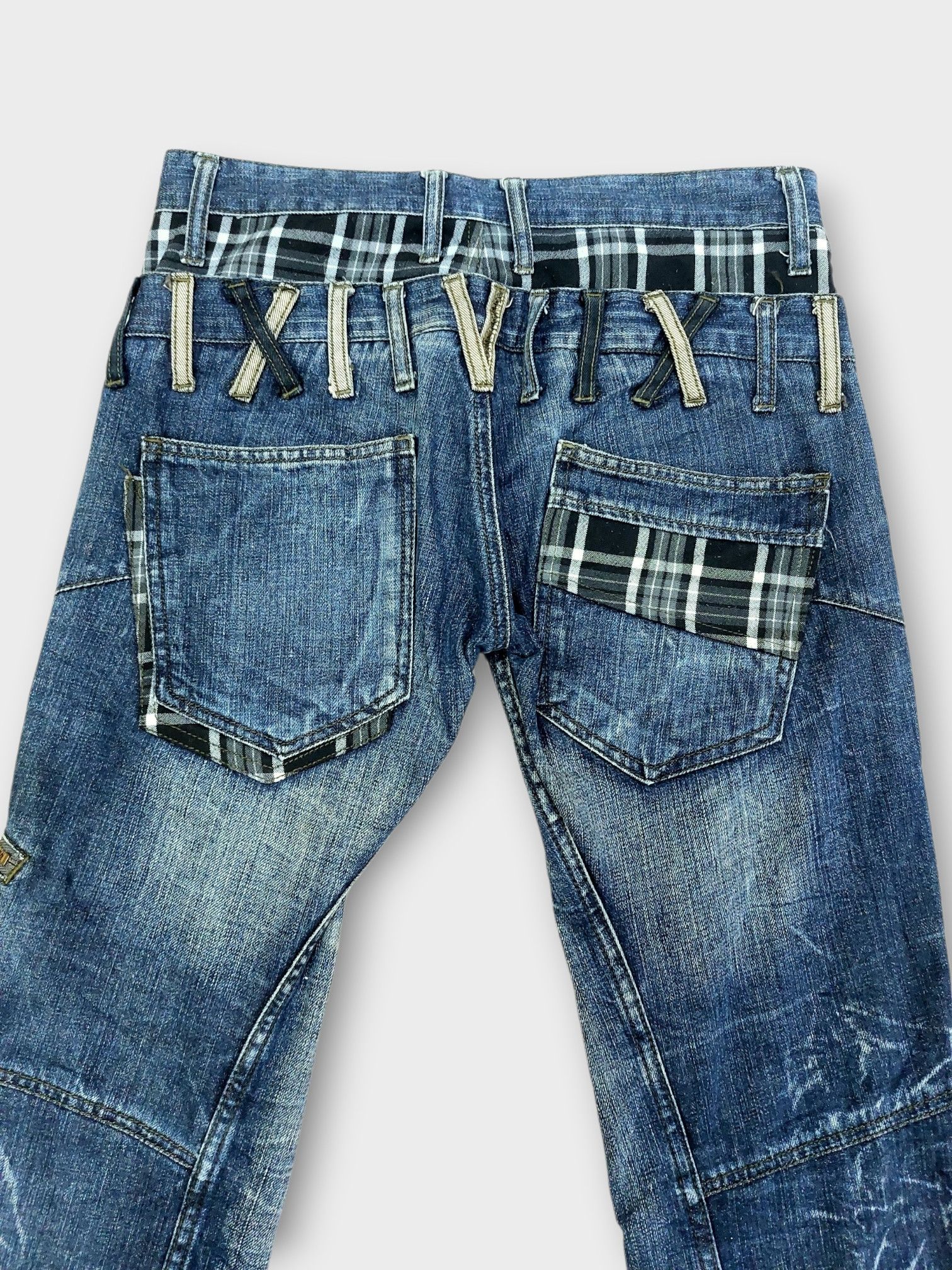 Vintage Nylaus Y2k Double Waist Vintage Denim Size US 30 / EU 46 - 13 Thumbnail