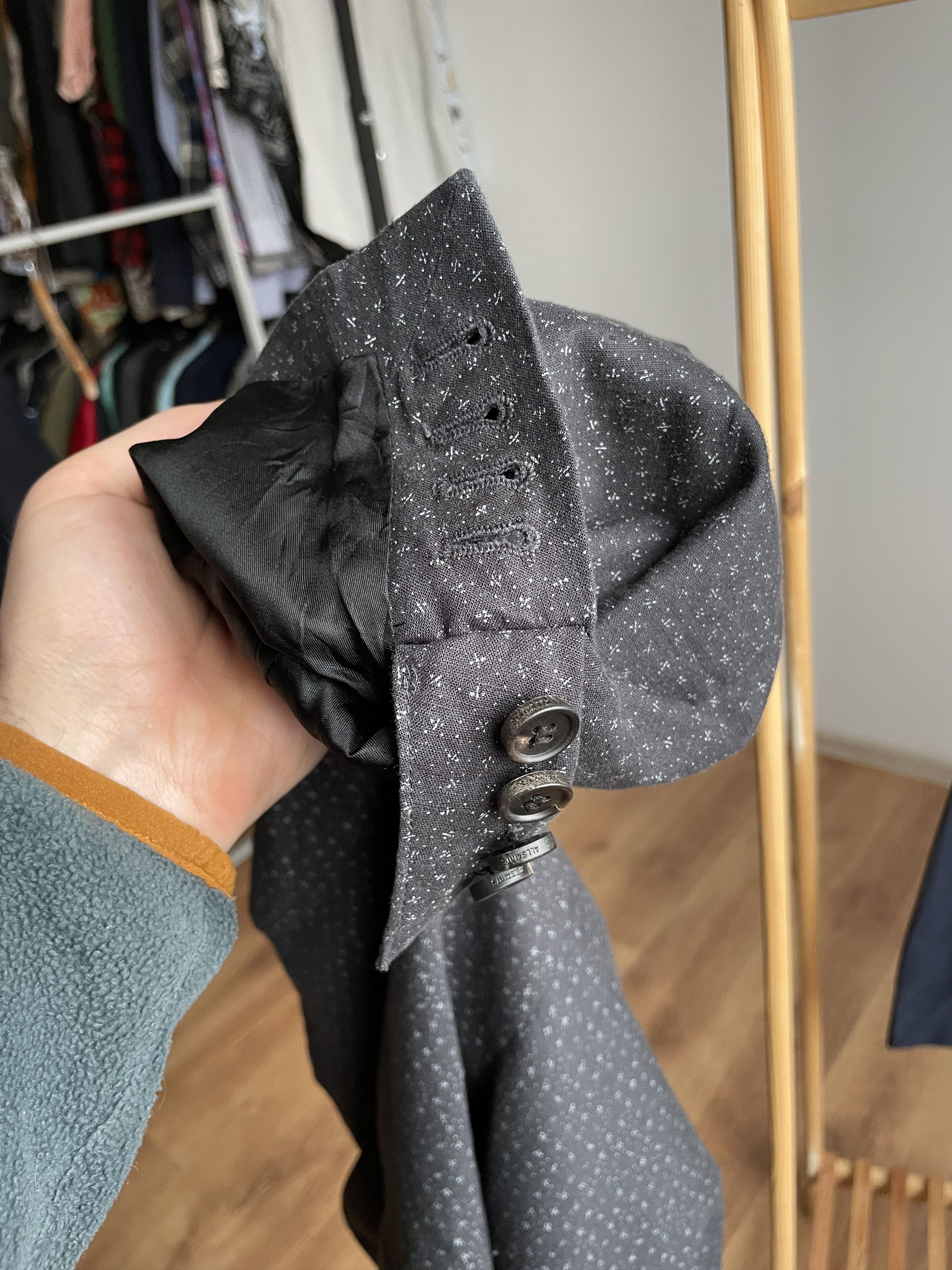 Allsaints Allsaints Linen Cotton Bren Blazer Size UK/US 38 Size 38R - 7 Thumbnail