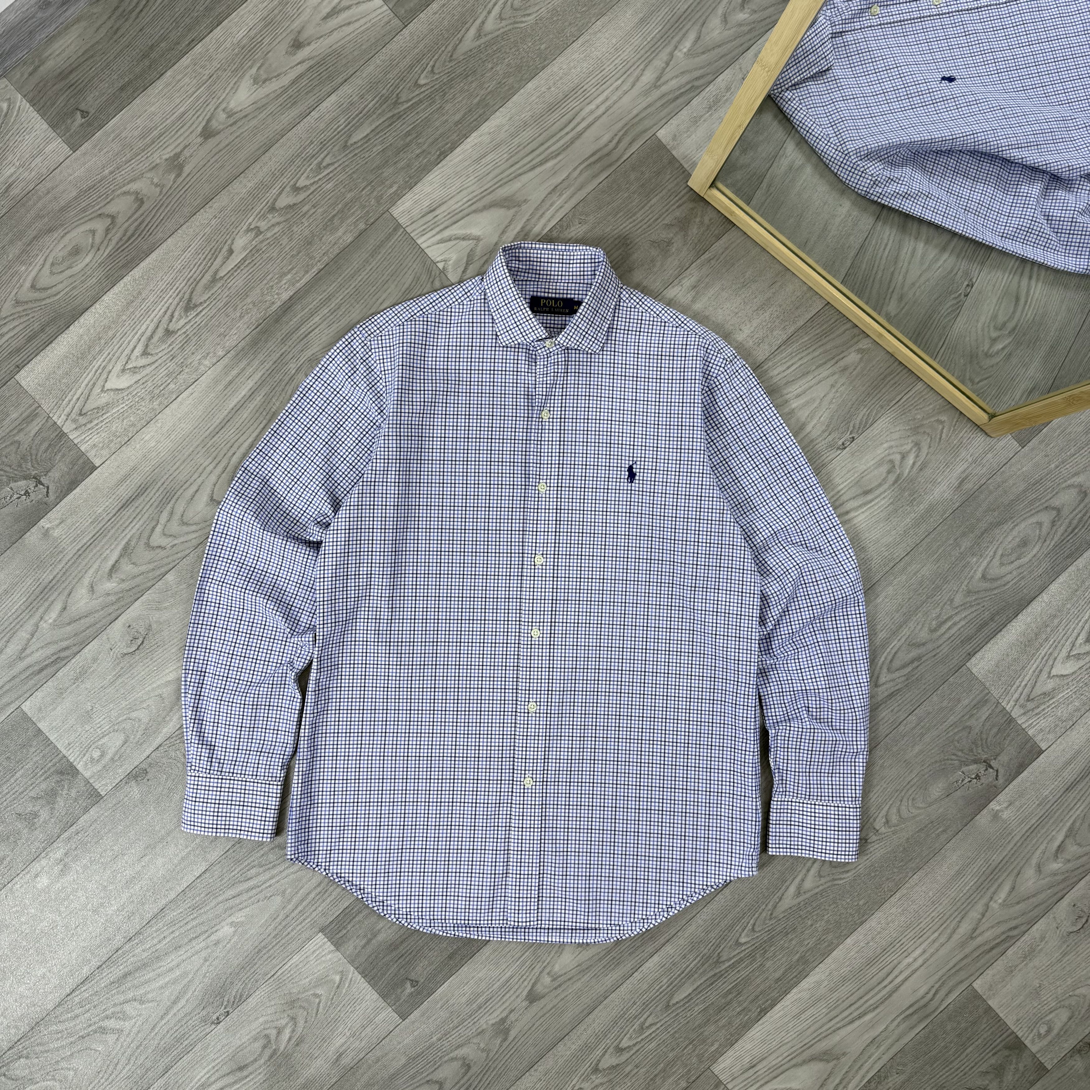 Polo Ralph Lauren Vintage Polo Ralph Lauren Check Button Up Longsleeve Shirt Size US M / EU 48-50 / 2 - 1 Thumbnail