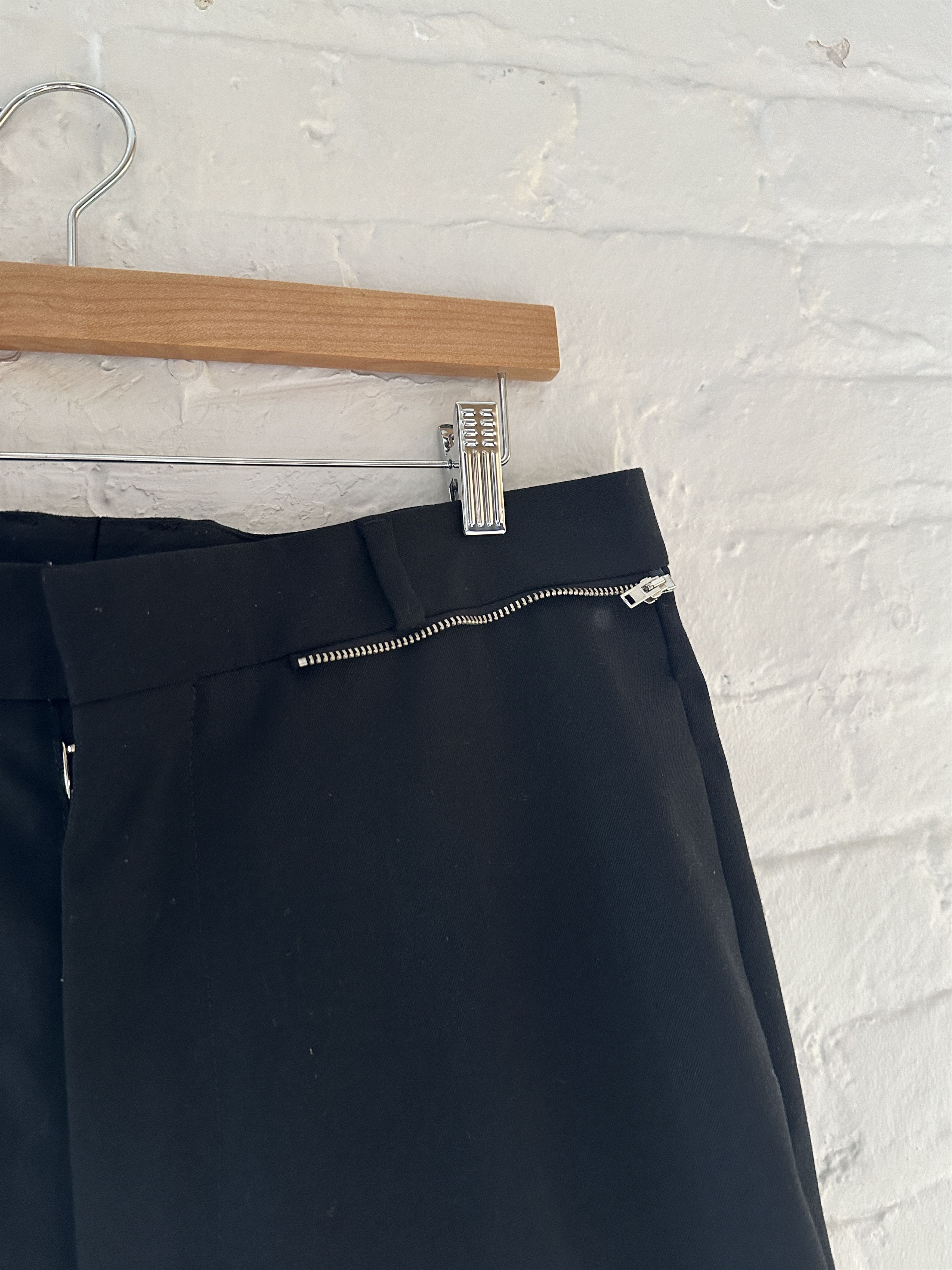 Maison Margiela Maison Margiela Wide Leg Wool Trousers Size US 34 / EU 50 - 2 Thumbnail
