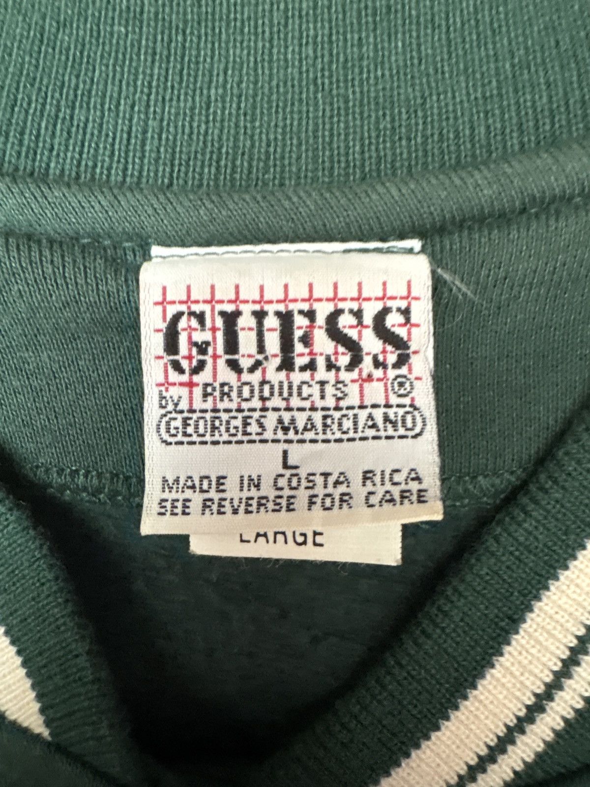 Guess Guess Varsity Jacket Pullover Sweatshirt Size US L / EU 52-54 / 3 - 5 Thumbnail