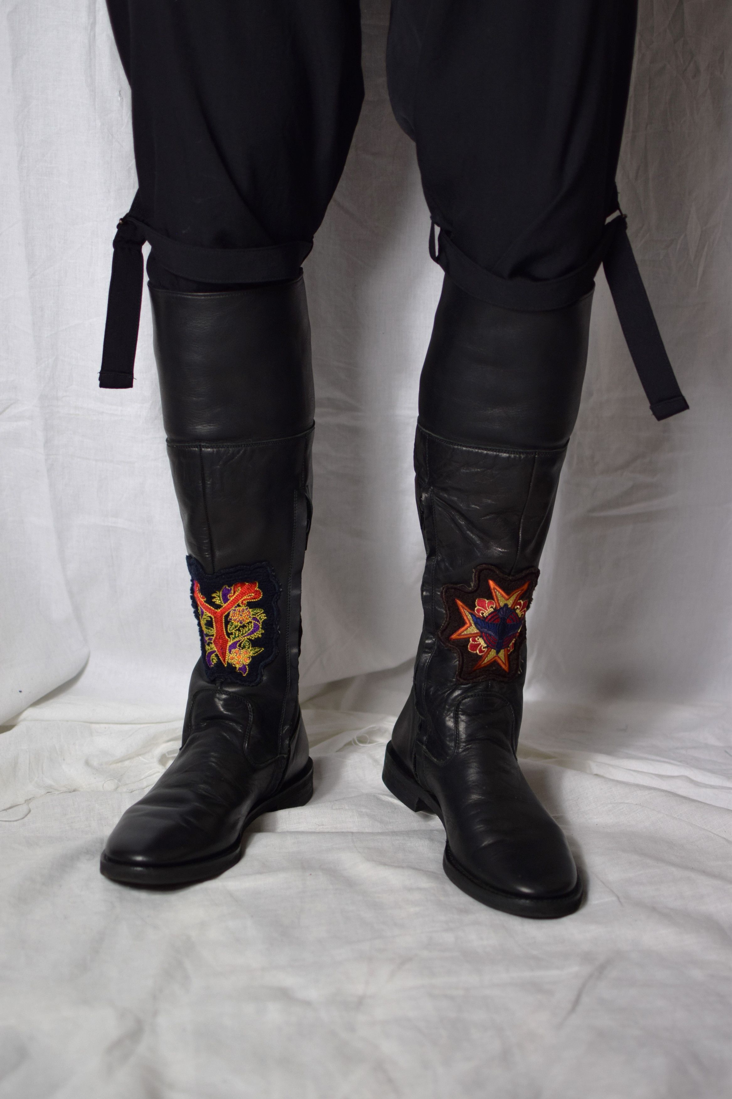Yohji Yamamoto FINAL DROP - YYPH AW12 Patch Boots - HD-E07-754 Size US 8 / EU 41 - 6 Thumbnail