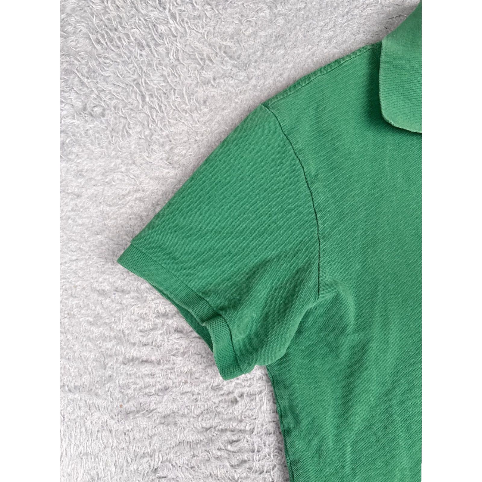 Ralph Lauren VINTAGE Ralph Lauren Polo Shirt Men Green 100% Cotton Large Regular Fit Polo Shirt Short Sleeve Classic Logo, Embroidered, Button Collar Mens Size US L / EU 52-54 / 3 - 3 Thumbnail