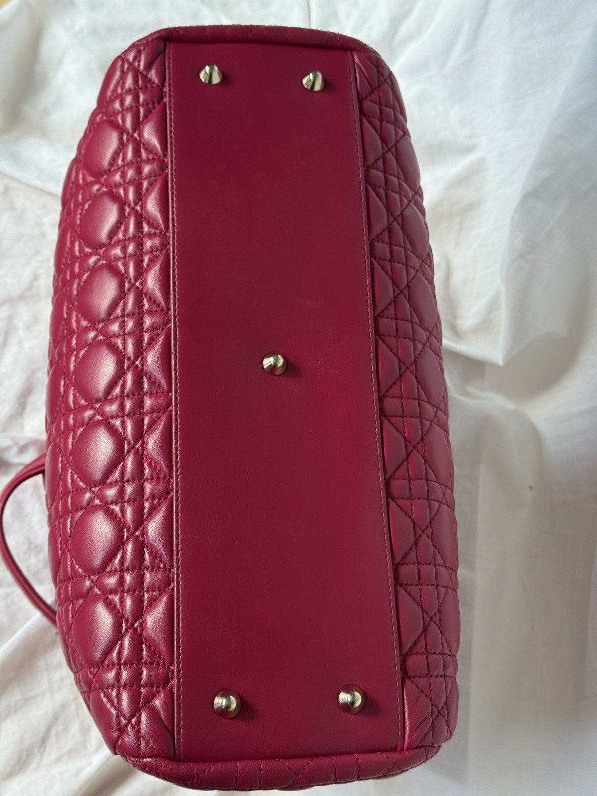 Dior Christian Dior Soft Cannage Lady Dior Shopping Tote Bag Size ONE SIZE - 4 Thumbnail