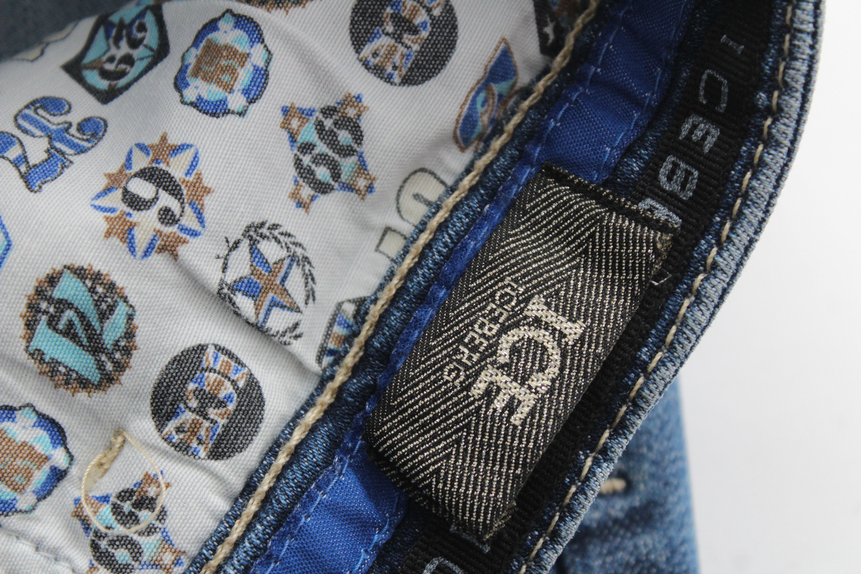 Iceberg Iceberg Indoor Big Logo Blue Distressed Denim Jeans Size 31 Size US 31 - 8 Thumbnail