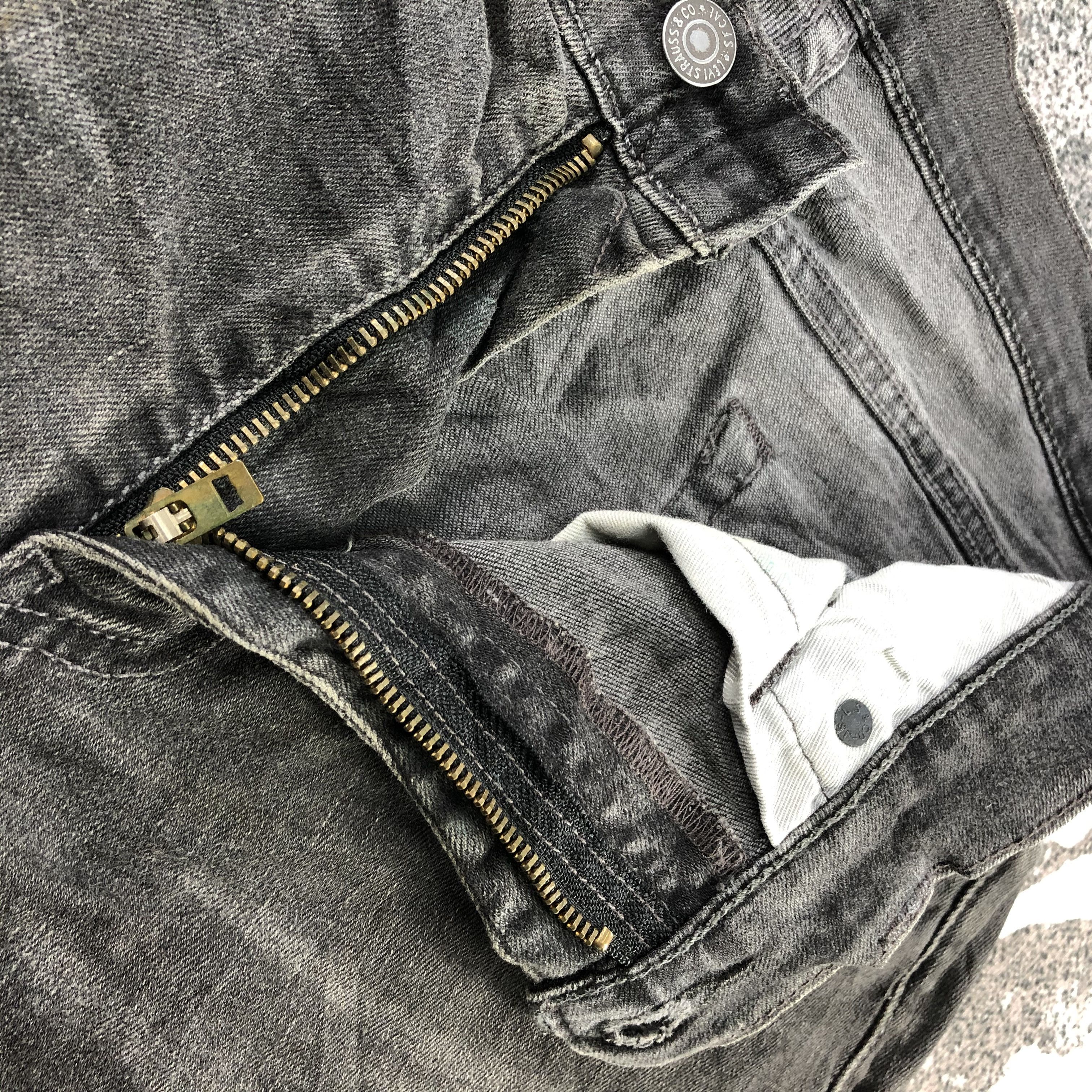 Levi's Levi's 511 Jeans Faded Black Denim KJ1071 Size US 33 - 10 Thumbnail