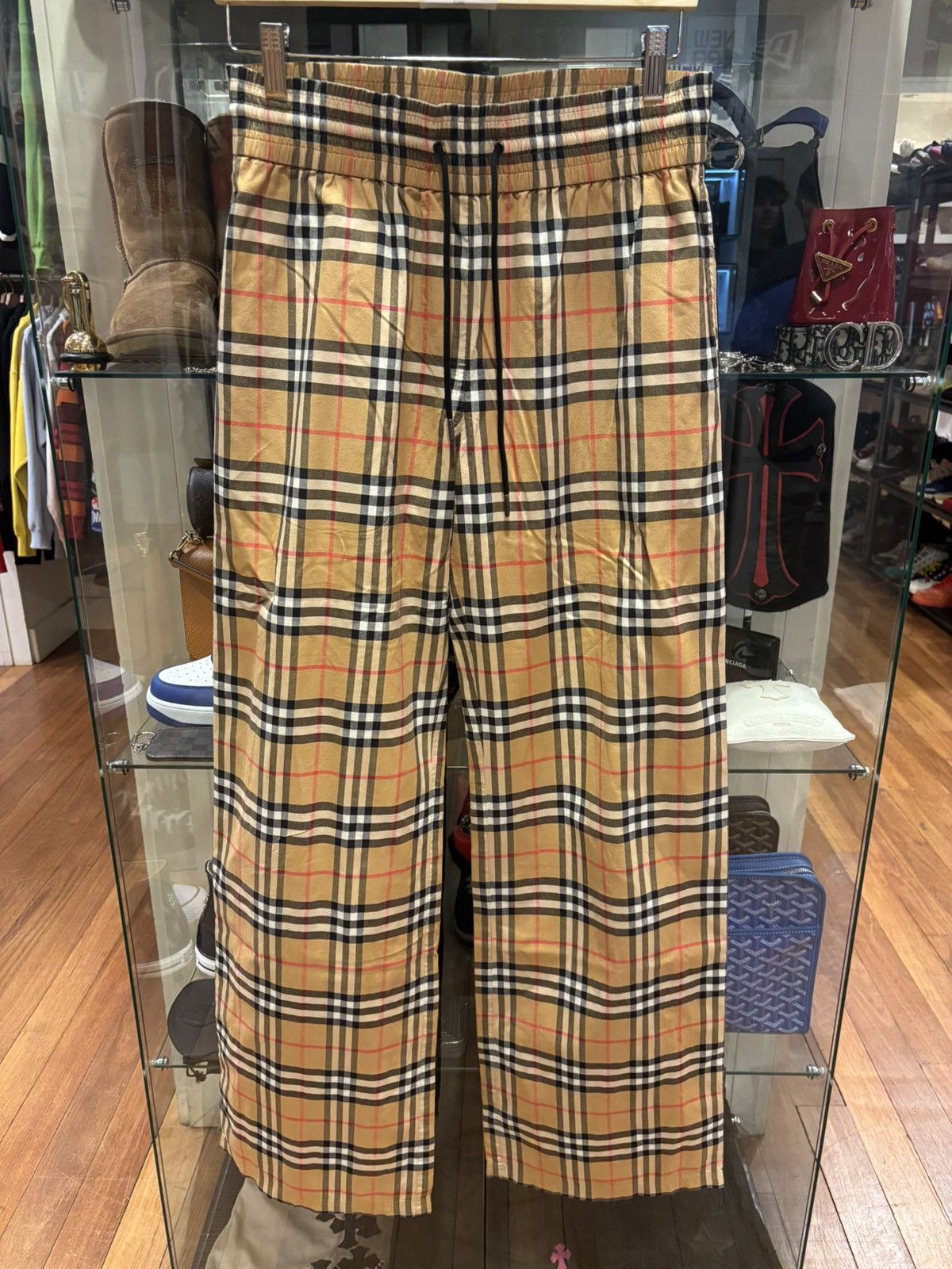 Burberry Burberry Stretch Cotton Side Stripe Trousers Size US 30 / EU 46 - 1 Thumbnail