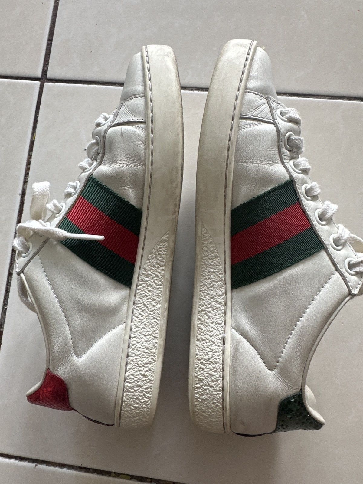 Gucci Gucci Japan Limited pearl low top sneakers Size US 7.5 / IT 37.5 - 4 Thumbnail