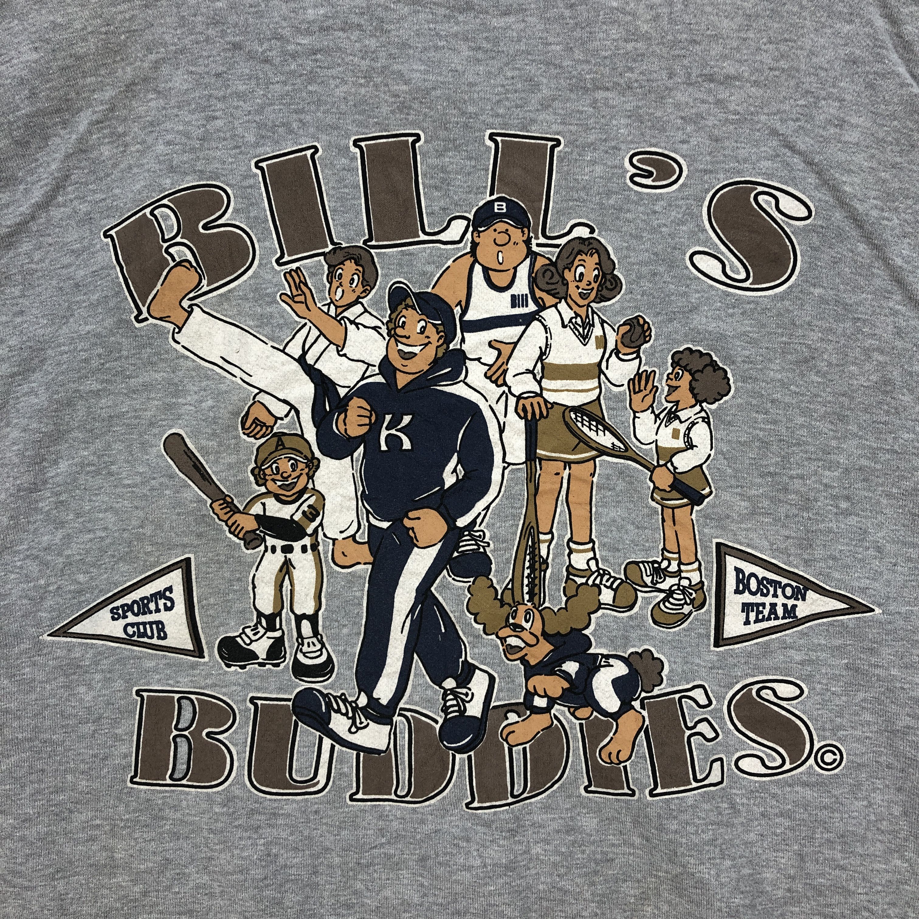 Japanese Brand Vintage Bill's Buddies Sweatshirt Boston Team Varsity Vest Size US XL / EU 56 / 4 - 5 Thumbnail