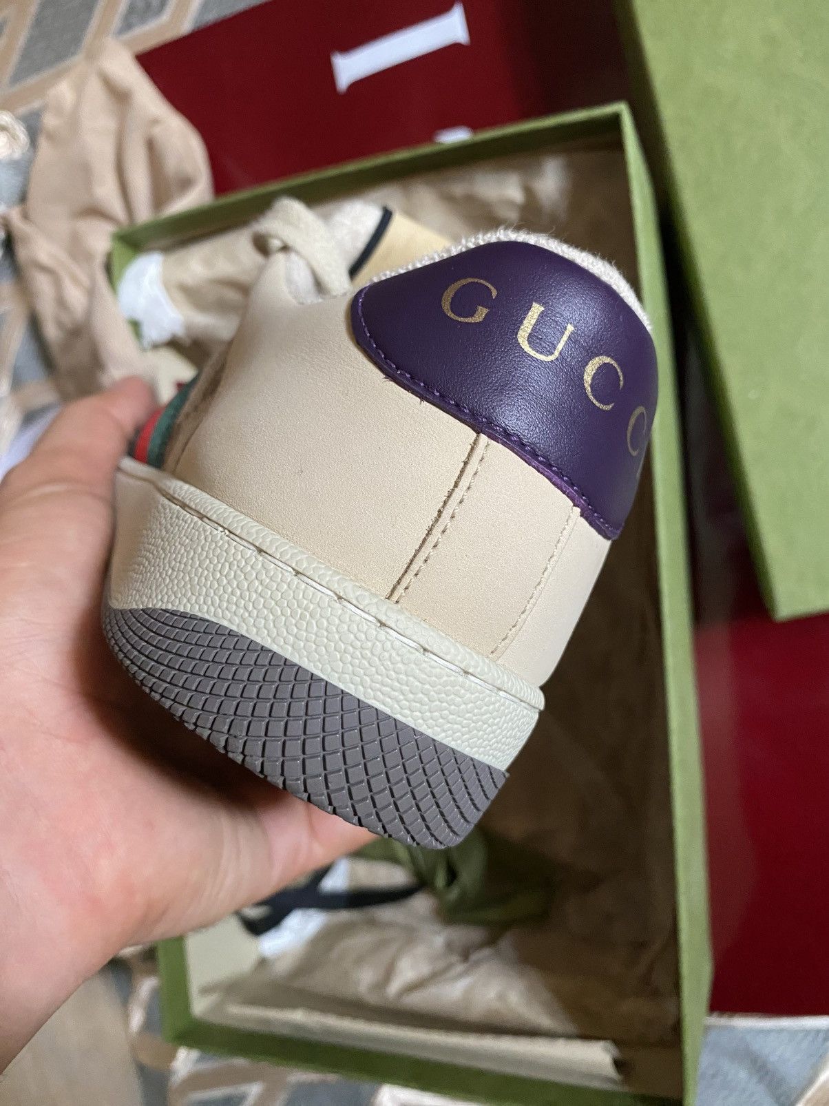 Gucci 🔥 GUCCI 🔥 Baskets Screener à motif GG pour femme Size US 7 / IT 37 - 7 Thumbnail
