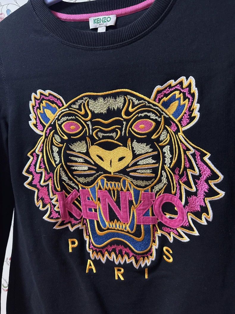 Kenzo KENZO Tiger Head Sweatshirt Size S / US 4 / IT 40 - 2 Thumbnail