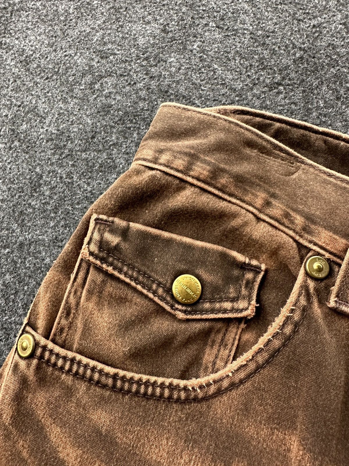 Beauty Beast × If Six Was Nine × Lee Vintage Lee Wide Leg Tapered Nice Faded Colour D254 Size US 32 / EU 48 - 6 Thumbnail