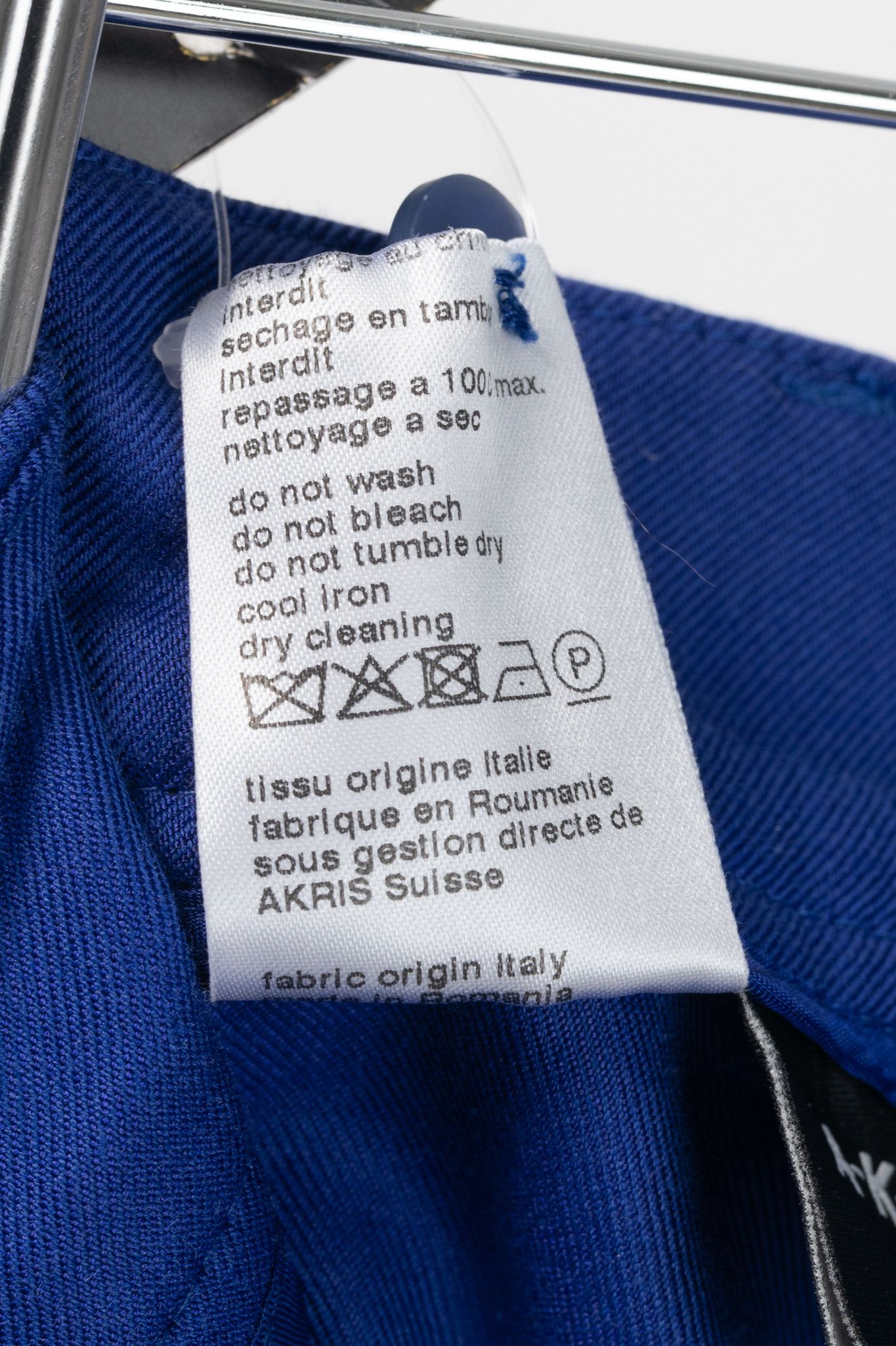 Akris Akris 100 Years Ink Cotton & Silk Double Face Trousers Size 34" / US 12 / IT 48 - 11 Thumbnail