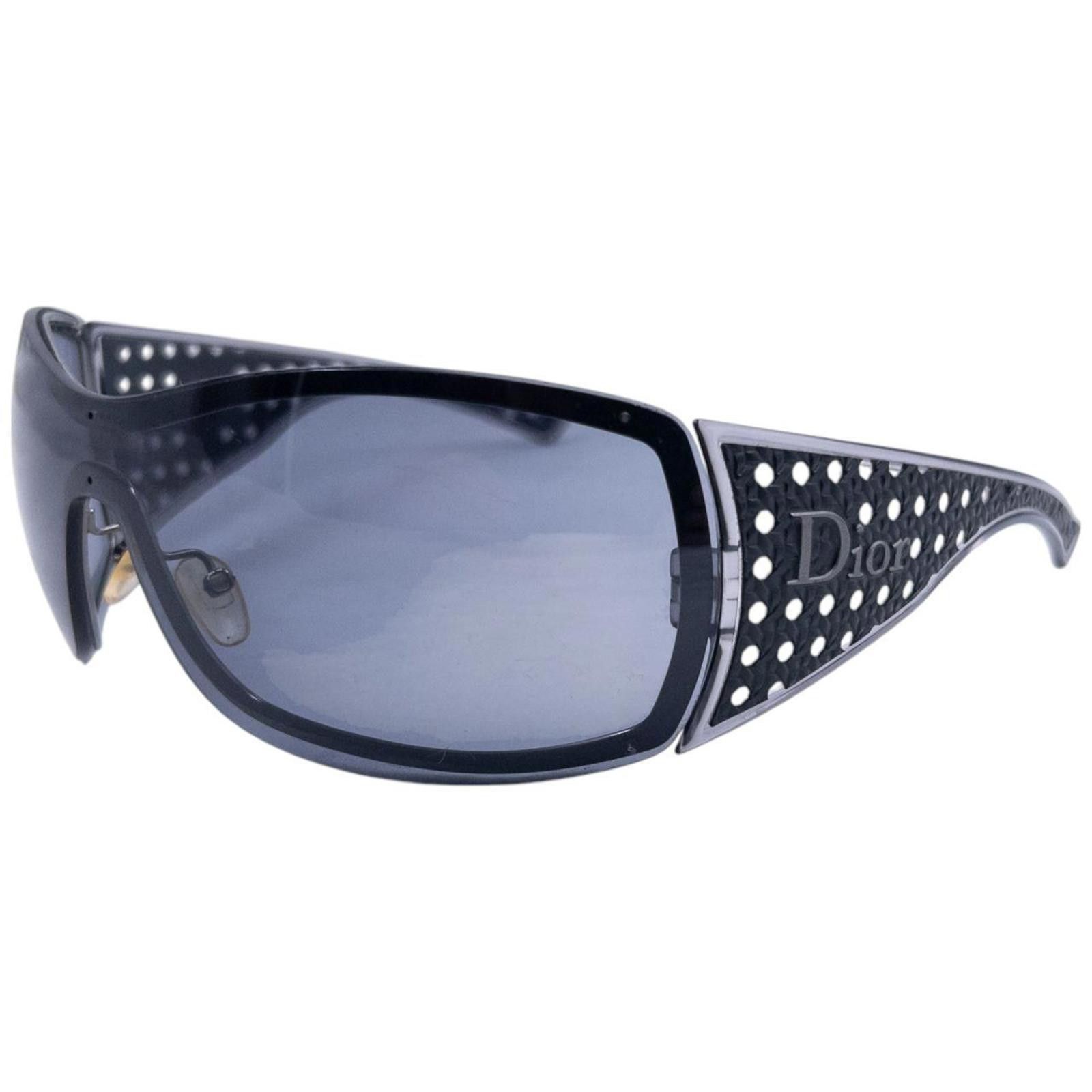 Dior Vintage Dior Polka Dot Shield Sunglasses Size ONE SIZE - 1 Thumbnail