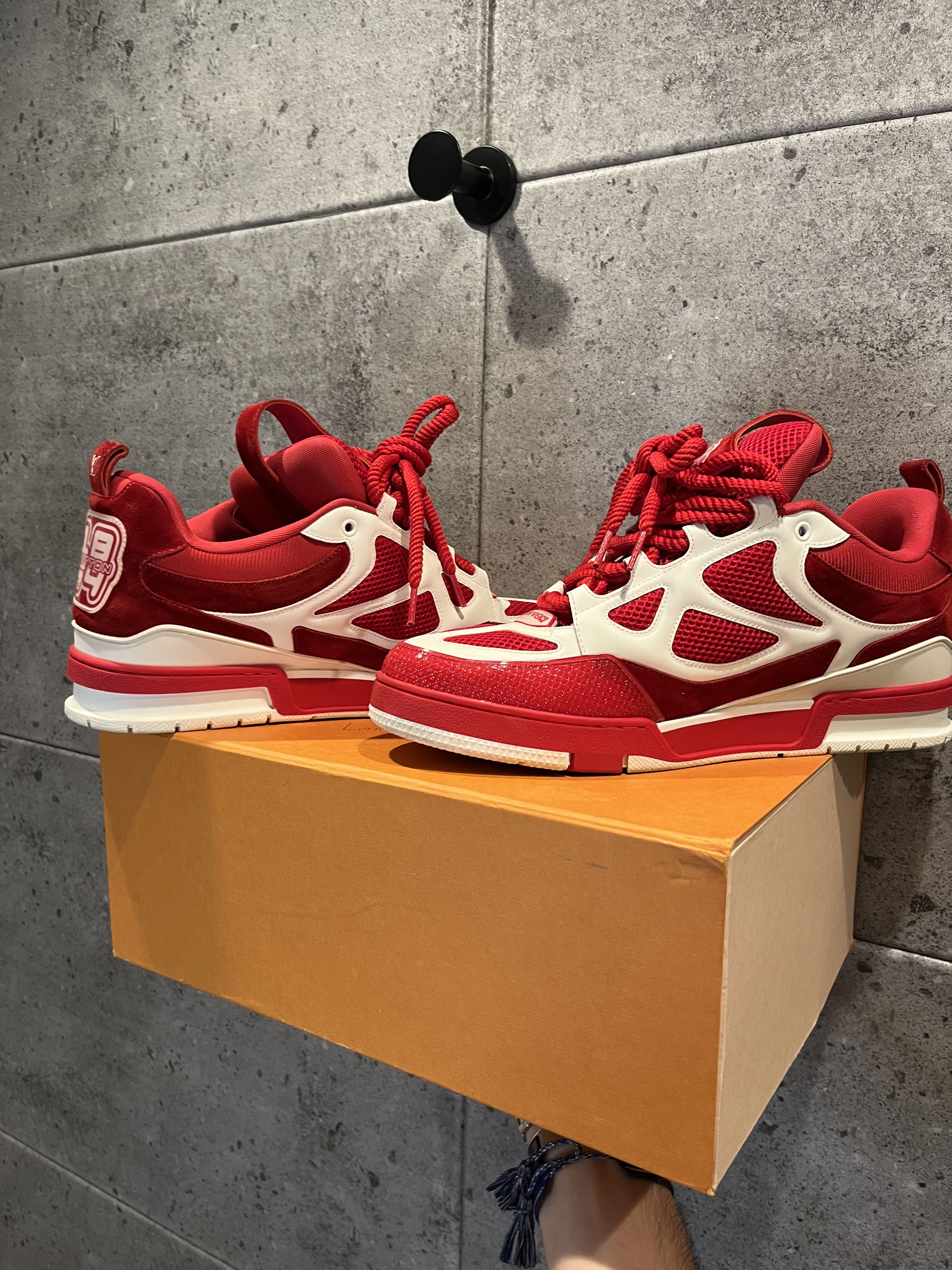 Louis Vuitton × Virgil Abloh Louis Vuitton Virgil abloh skate sneakers Size US 12 / EU 45 - 5 Thumbnail