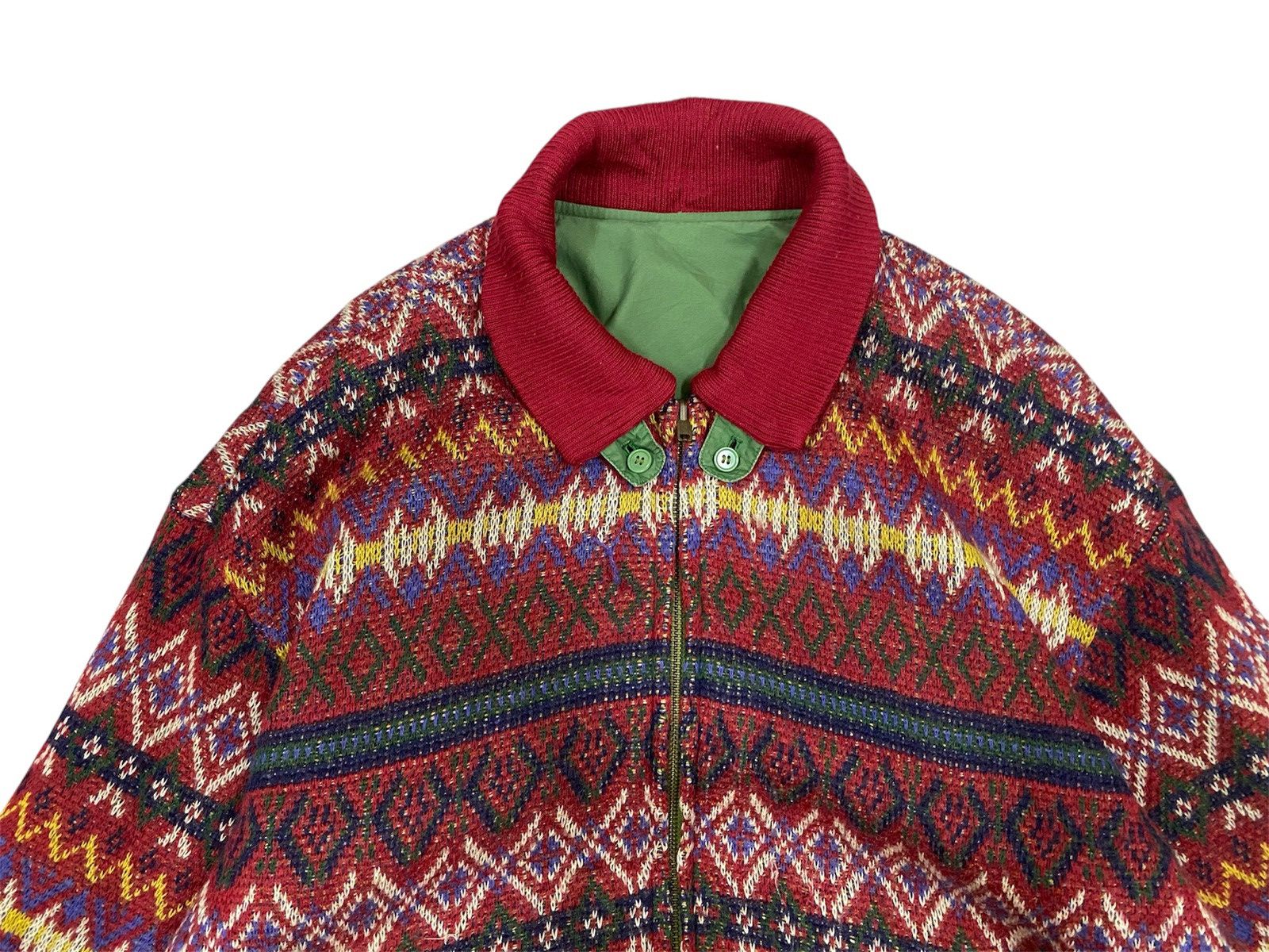 McGregor Vintage Mc Gregor Wool Bomber Jacket Revisible Size US L / EU 52-54 / 3 - 4 Thumbnail