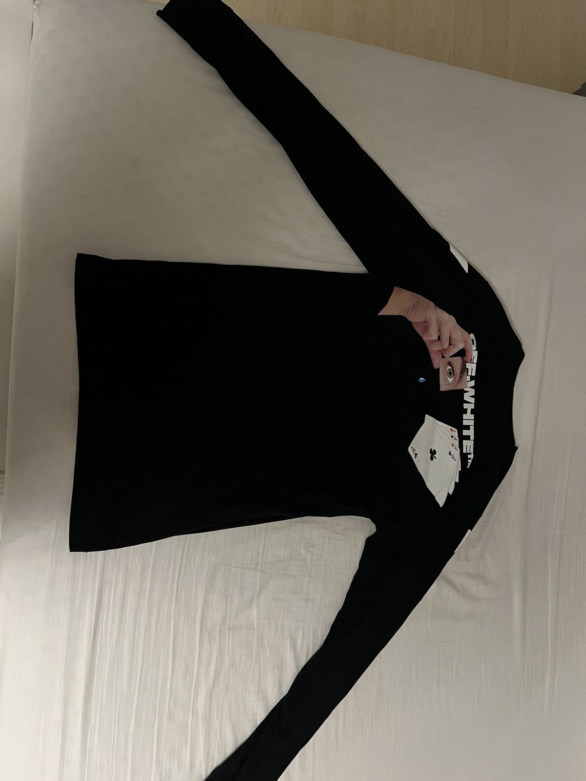 Off-White Off-White Black Diagonal Cards T-Shirt Size US L / EU 52-54 / 3 - 2 Thumbnail