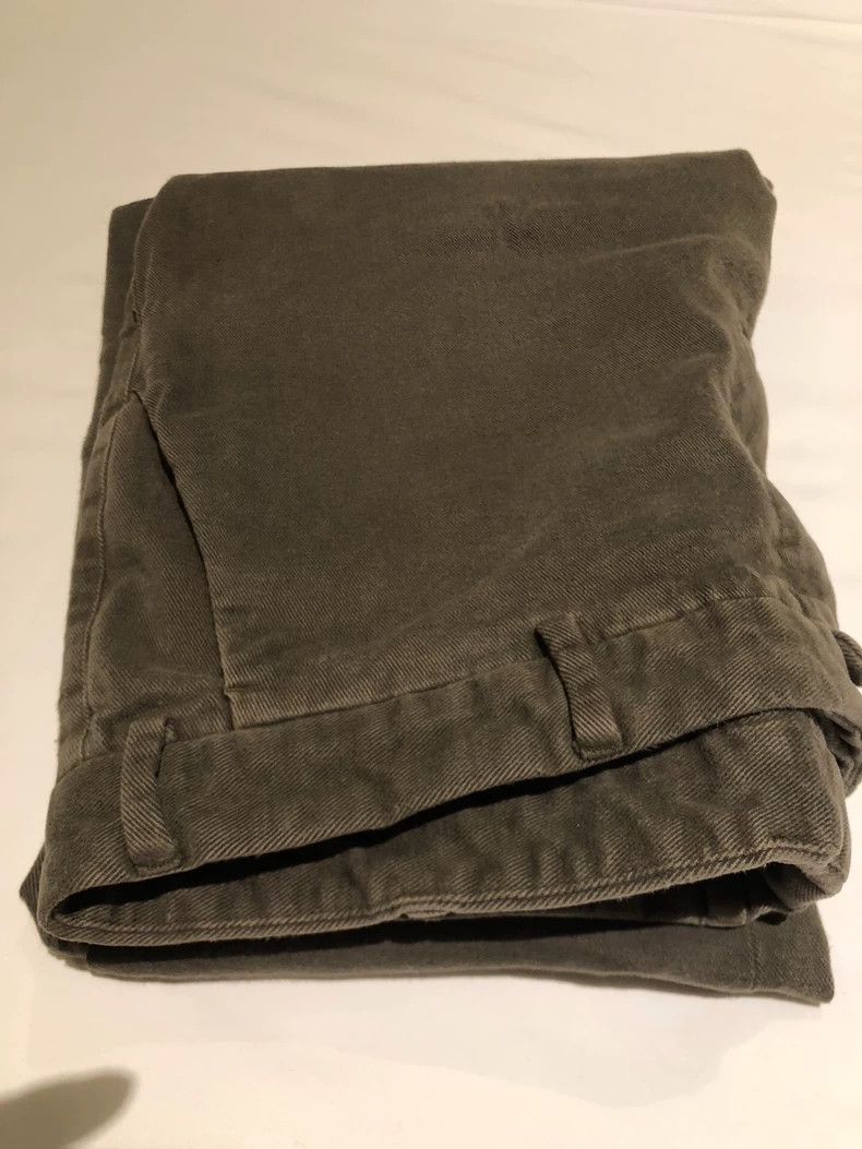 Loro Piana LORO PIANA Heavy cotton trousers Size US 40 / EU 56 - 1 Thumbnail