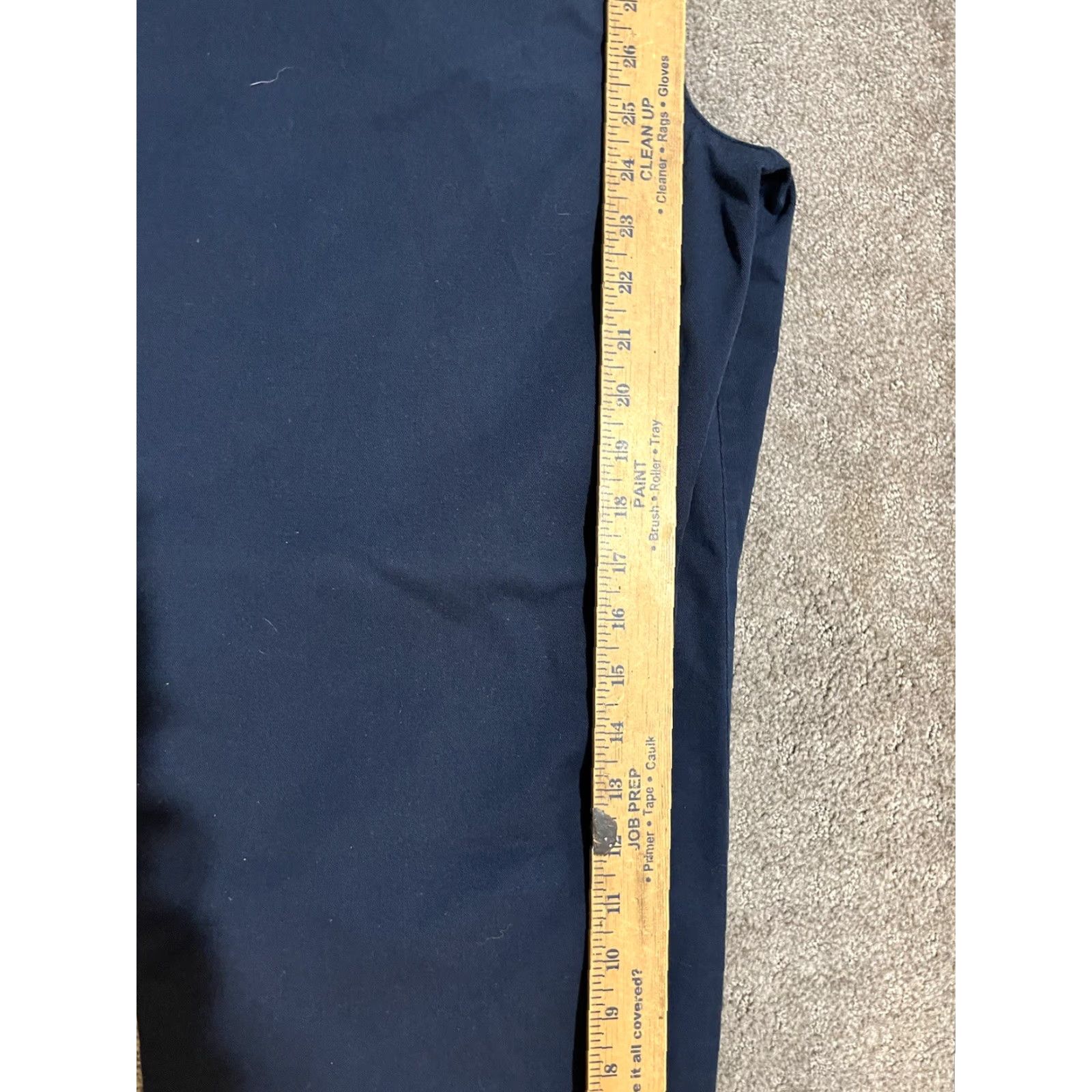 Lands' End Lands' End Women's Cropped Wide-Leg Pants Size 6 Blue Size 28" / US 6 / IT 42 - 6 Thumbnail