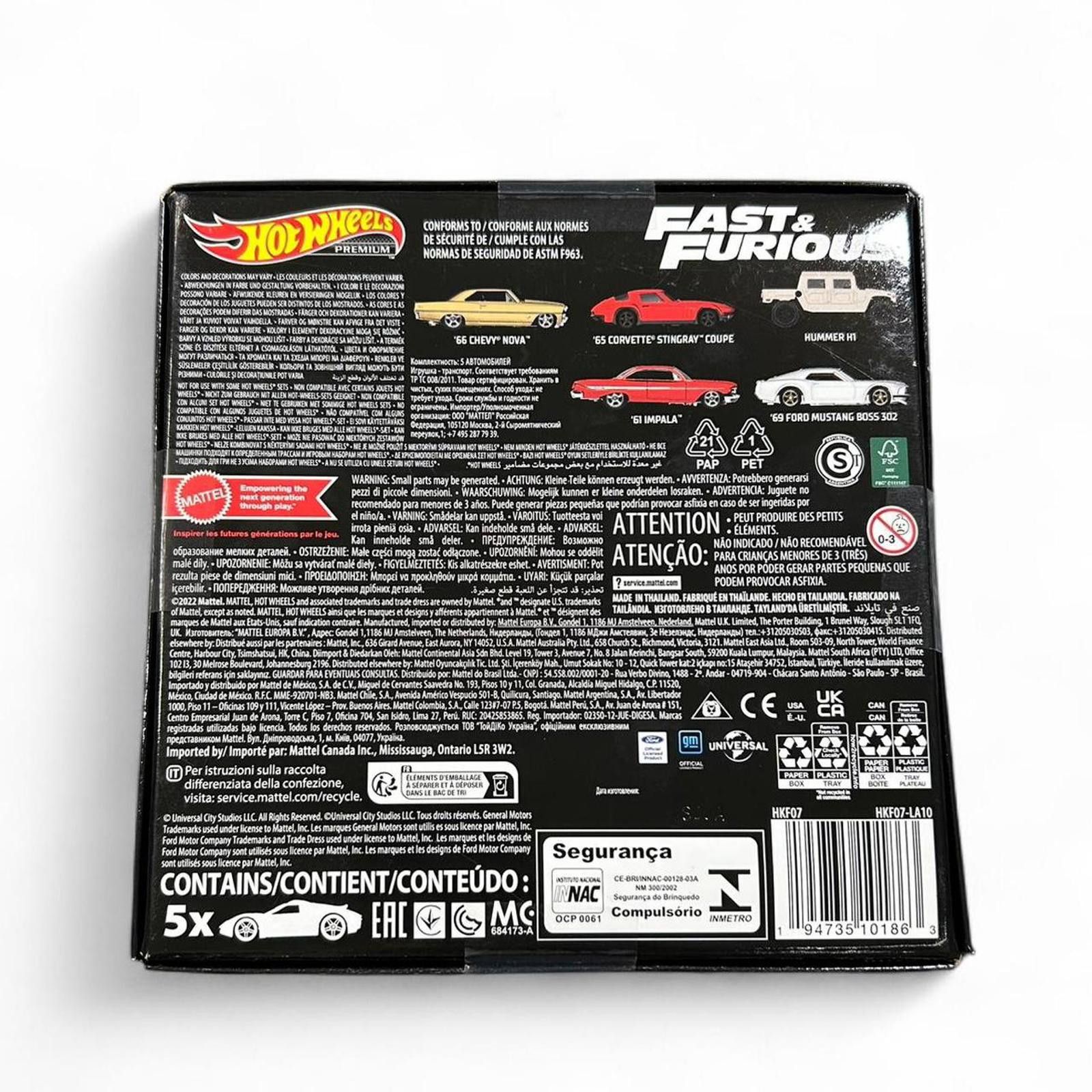 Designer Hot Wheels Premium Fast & Furious Size ONE SIZE - 2 Thumbnail