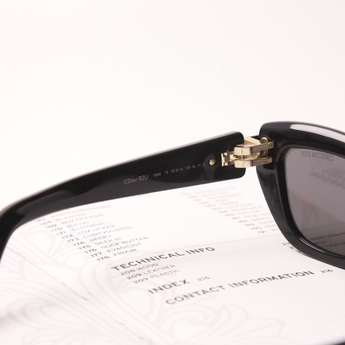 Dior DIOR CDIOR B2U SUNGLASSES Size ONE SIZE - 6 Thumbnail