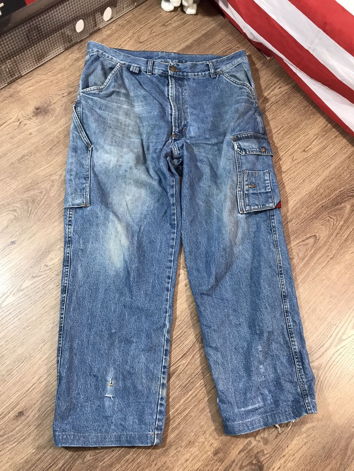Japanese Brand × Vintage Vintage Distressed Denim Rap Pants Jeans Size US 40 / EU 56 - 1 Thumbnail