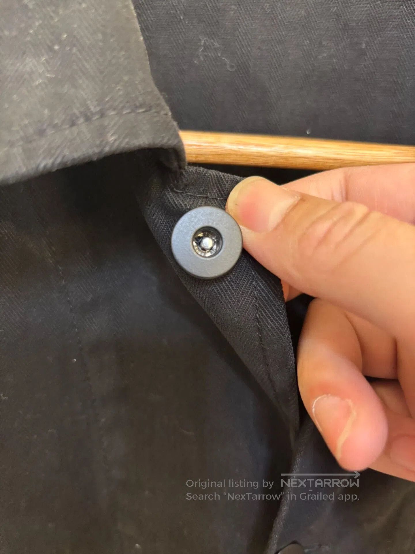 ADAM ET ROPE Wild Life Tailor Herringbone Washed CPO Jacket. Size US L / EU 52-54 / 3 - 3 Thumbnail