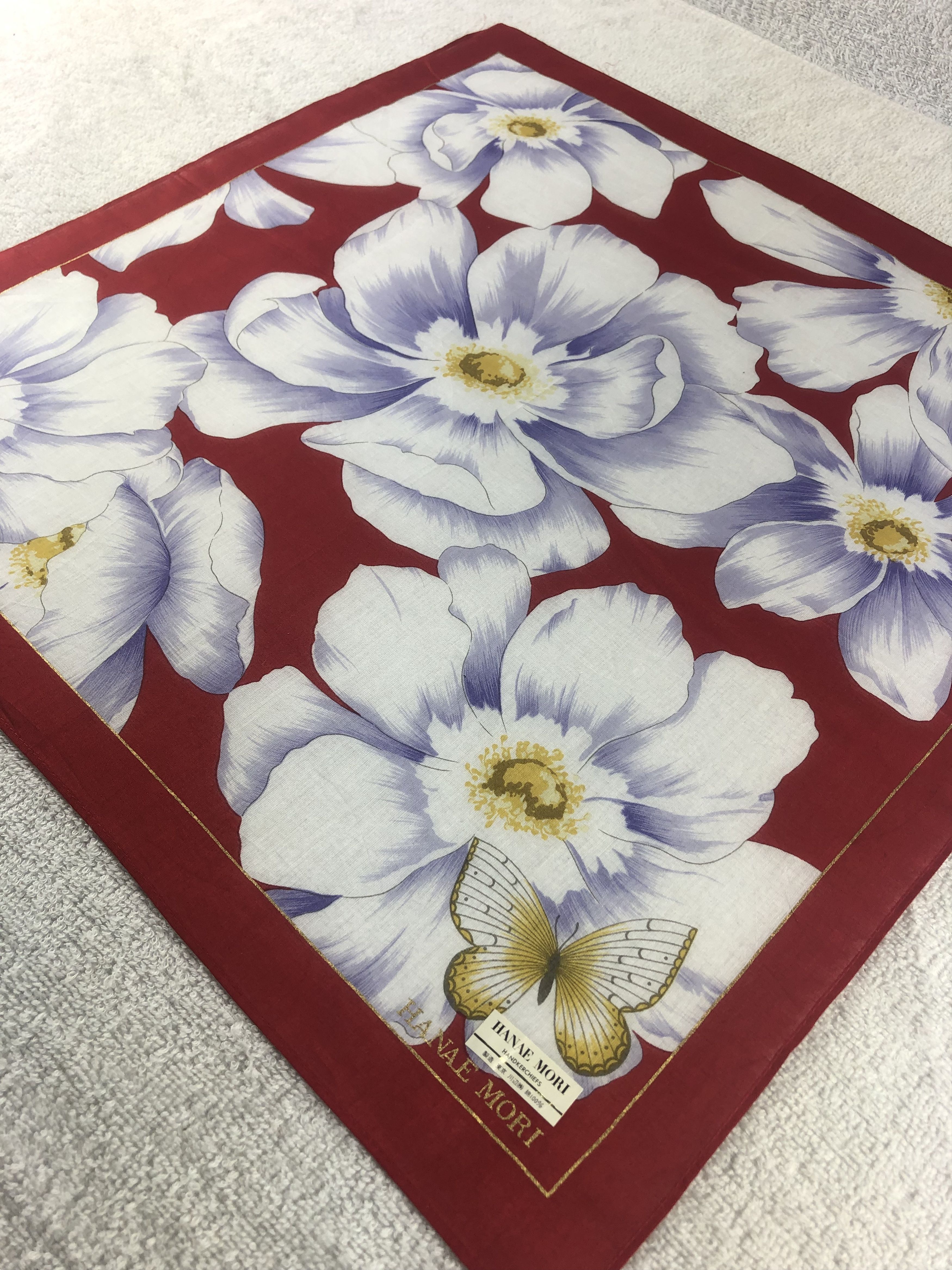 Hanae Mori × Japanese Brand × Vintage Hanae Mori Handkerchief / Bandana / Neckerchief Size ONE SIZE - 4 Thumbnail