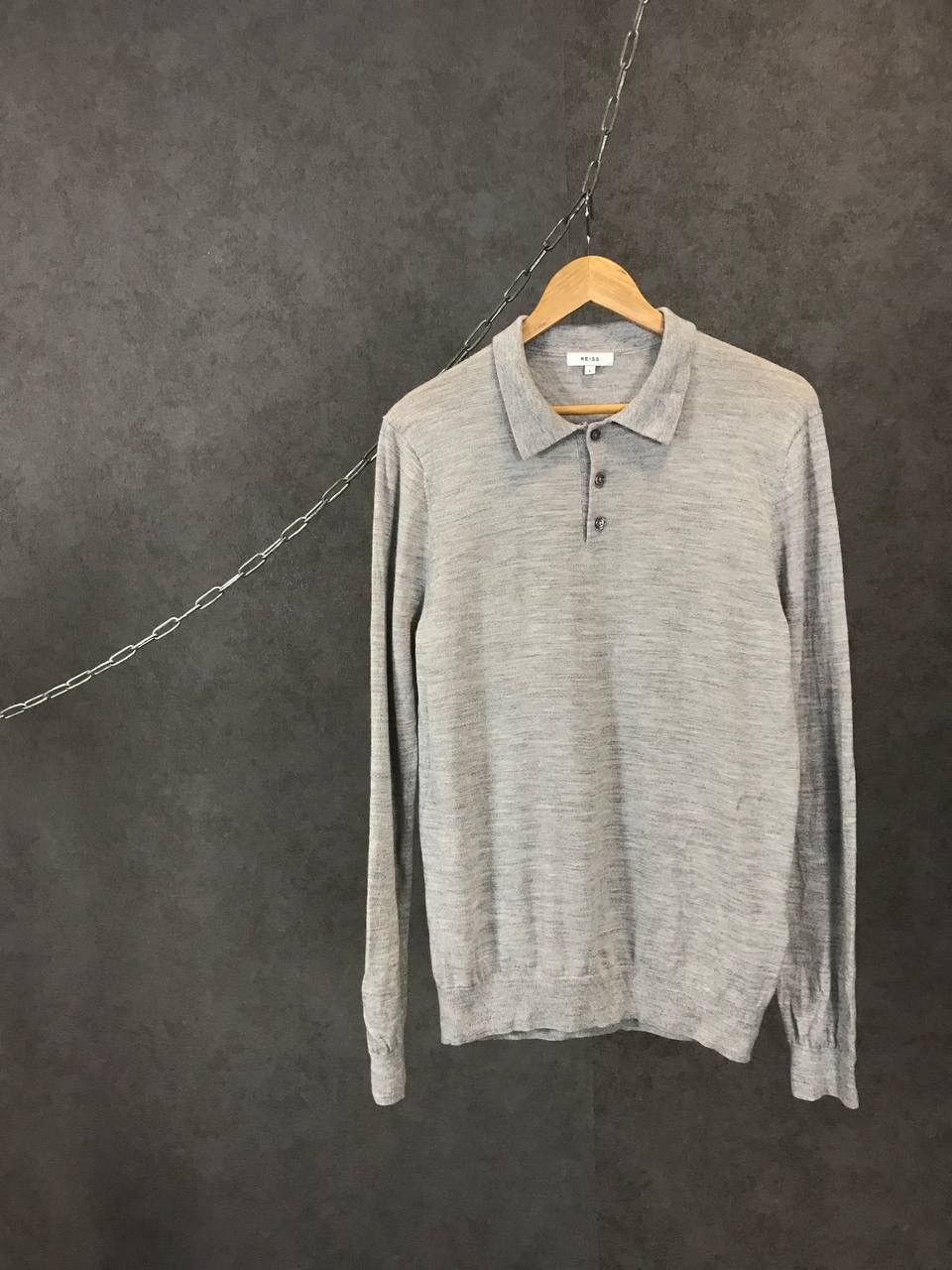 Reiss Reiss designer polo sweatshirt Size US L / EU 52-54 / 3 - 1 Thumbnail