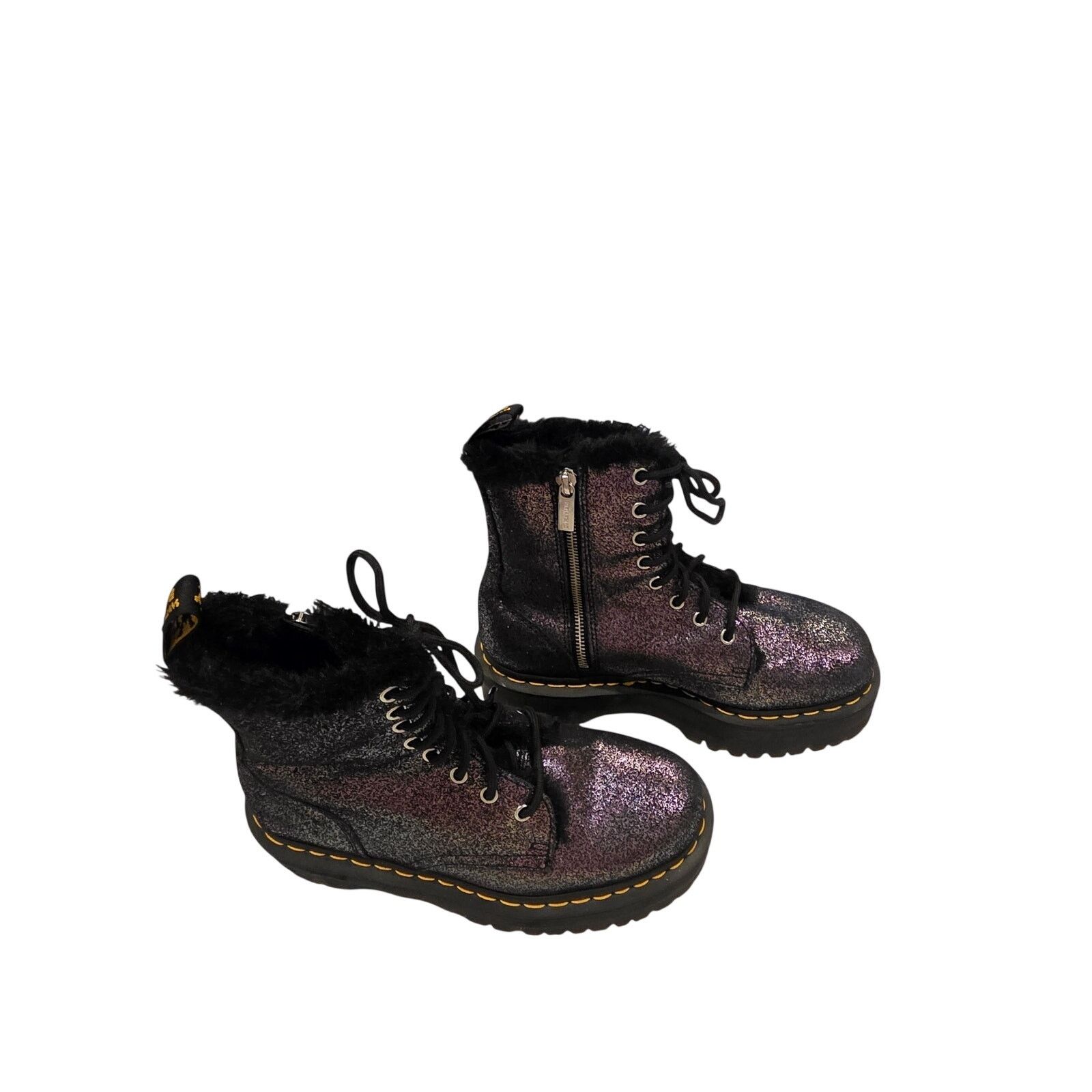 Dr. Martens Dr. Martens womens 8 Shimmer Metallic Boots Purple Fuchsia Size US 8 / IT 38 - 8 Thumbnail