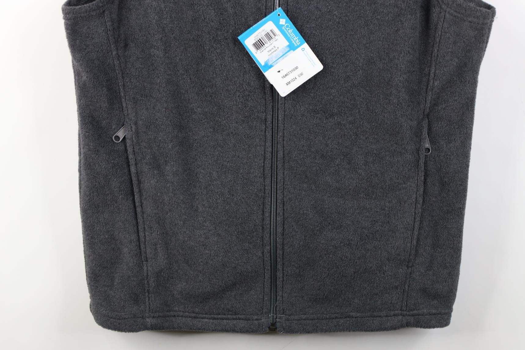 Columbia Deadstock Y2K Columbia Full Zip Fleece Vest Jacket Gray Size US S / EU 44-46 / 1 - 3 Thumbnail
