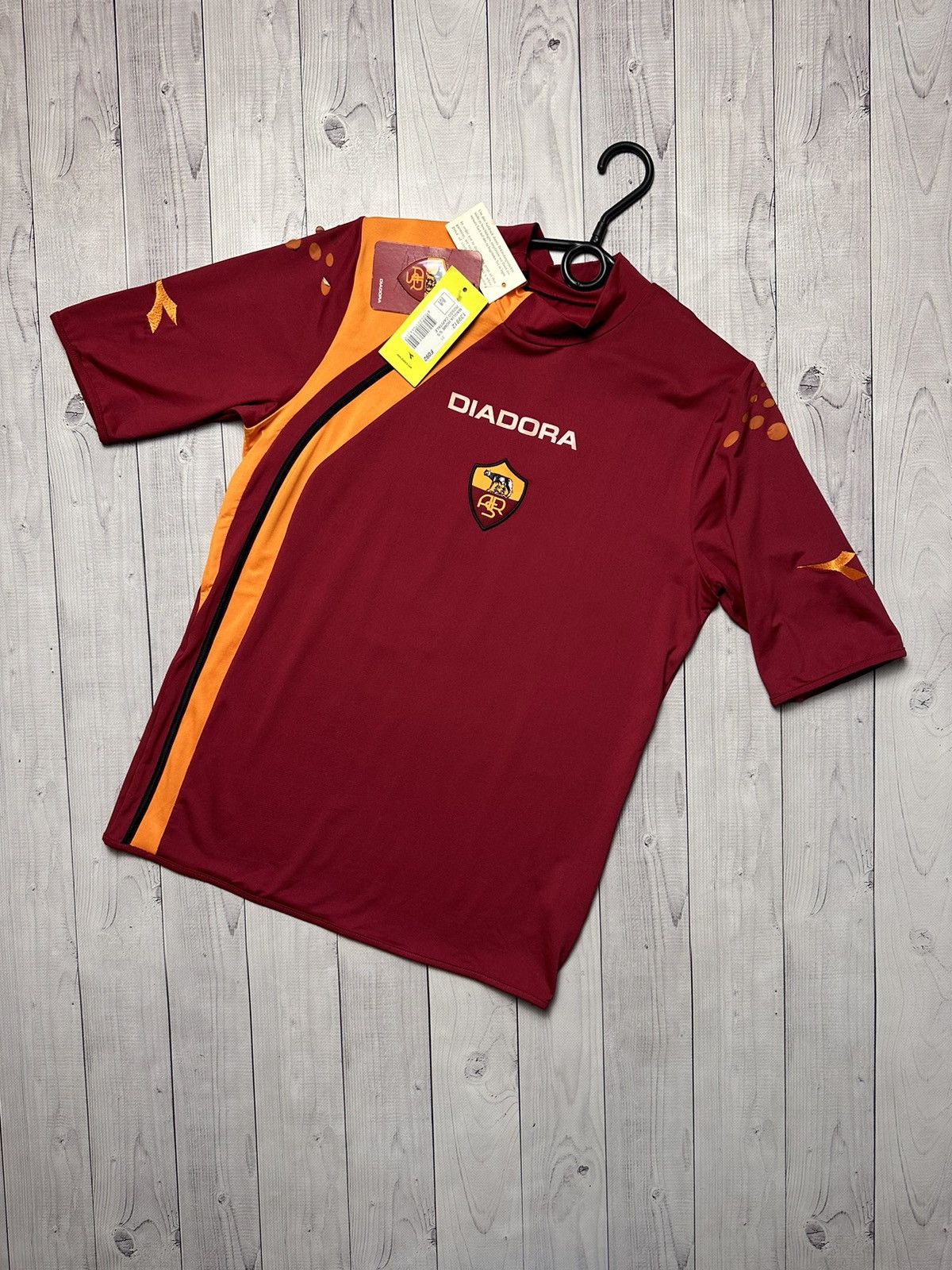 Vintage AS Roma soccer jersey size M Diadora new!