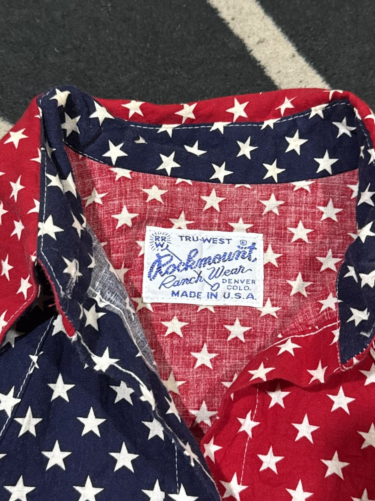 Rockmount Ranch Wear Rockmount Flag Western Shirt American Hysteric Styled Size US S / EU 44-46 / 1 - 8 Thumbnail