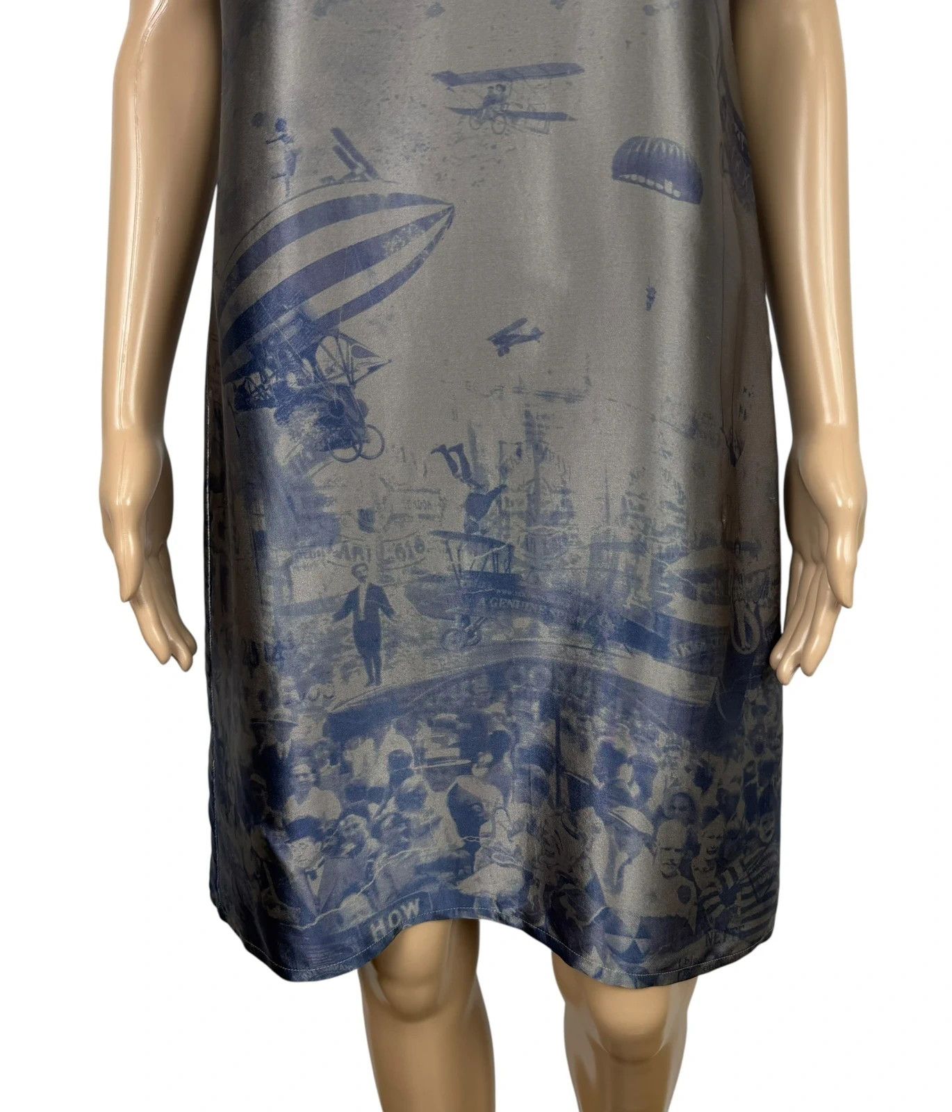 Other Ikks Silk Printed Dress size 36 Size S / US 4 / IT 40 - 4 Thumbnail