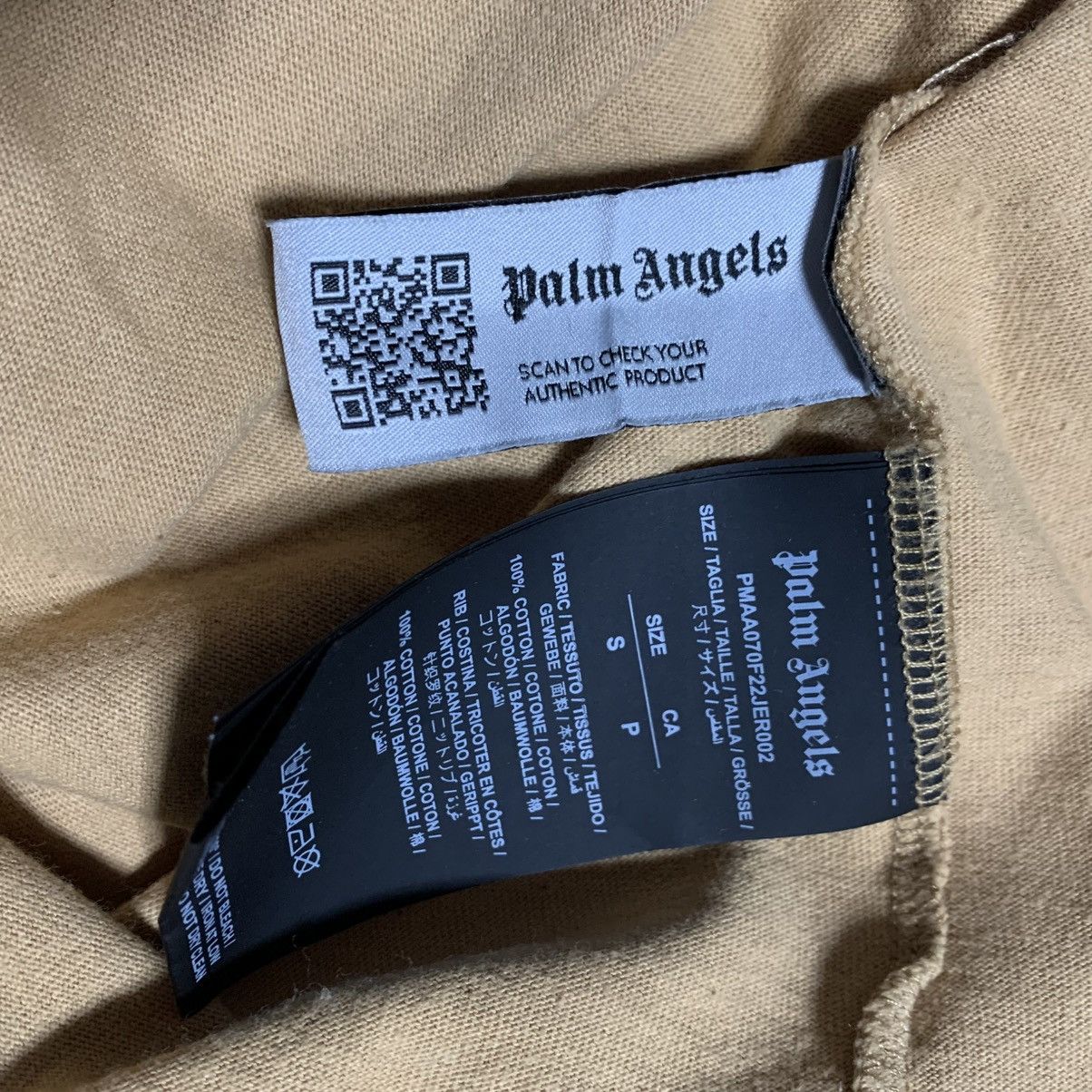 Palm Angels Palm Angels Small Classic Logo Tan Brown Tee Size US S / EU 44-46 / 1 - 6 Thumbnail