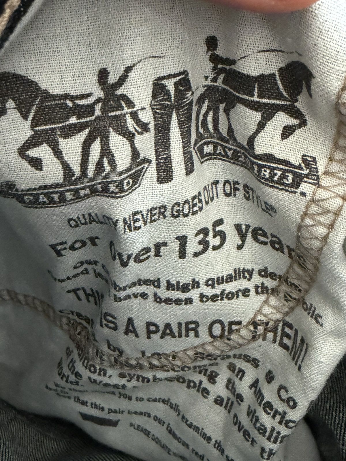 Levi's Vintage Clothing Levi's 511 slim-fit jeans Size US 30 / EU 46 - 5 Thumbnail