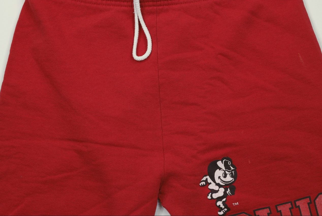 Vintage Vintage 90s Ohio State University Sweatpants Shorts Red USA Size US 34 / EU 50 - 3 Thumbnail